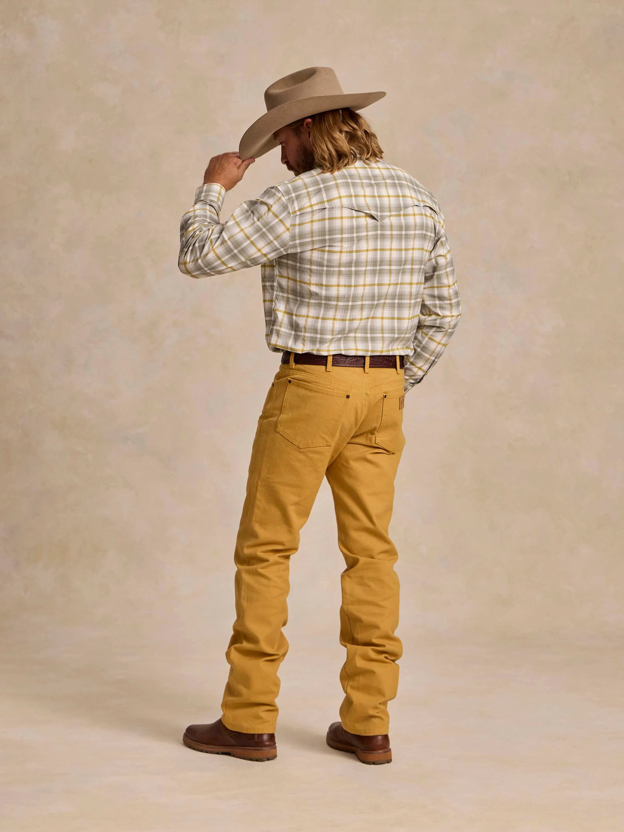 Brushcloth Ranch Hand Dungaree - Image 3