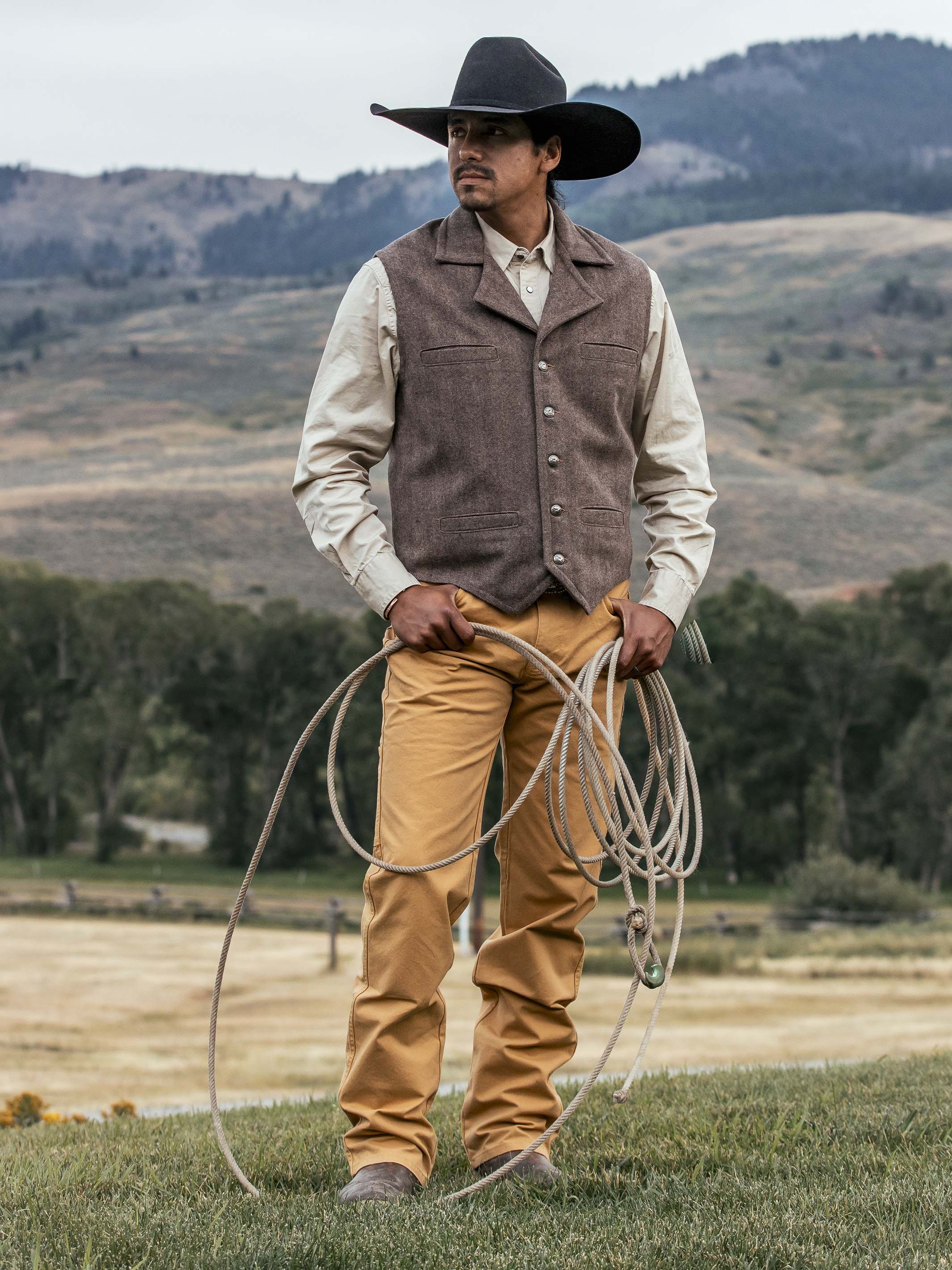 Brushcloth Ranch Hand Dungaree - Image 6