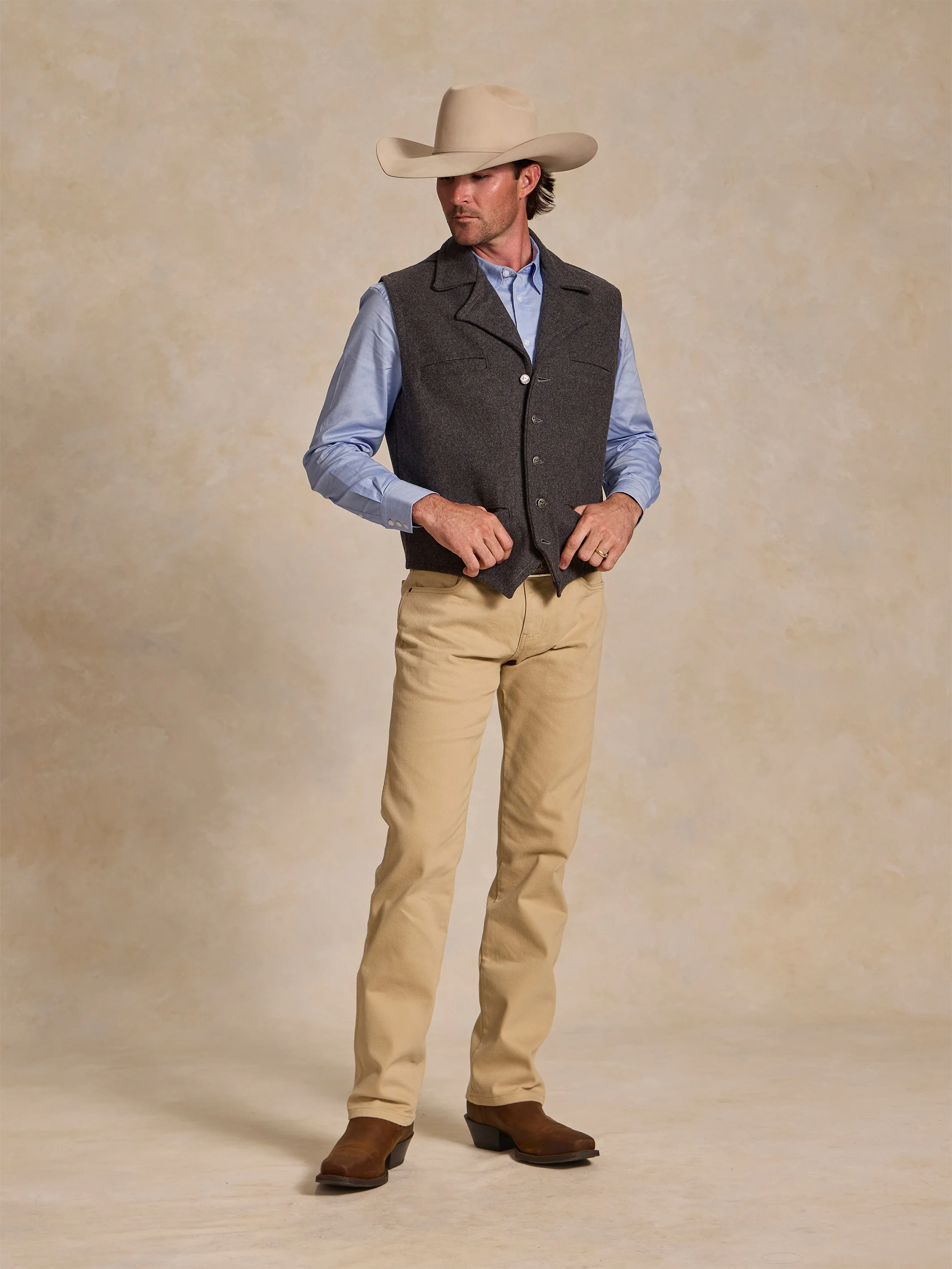 Cattle Baron Wool Vest - Image 3
