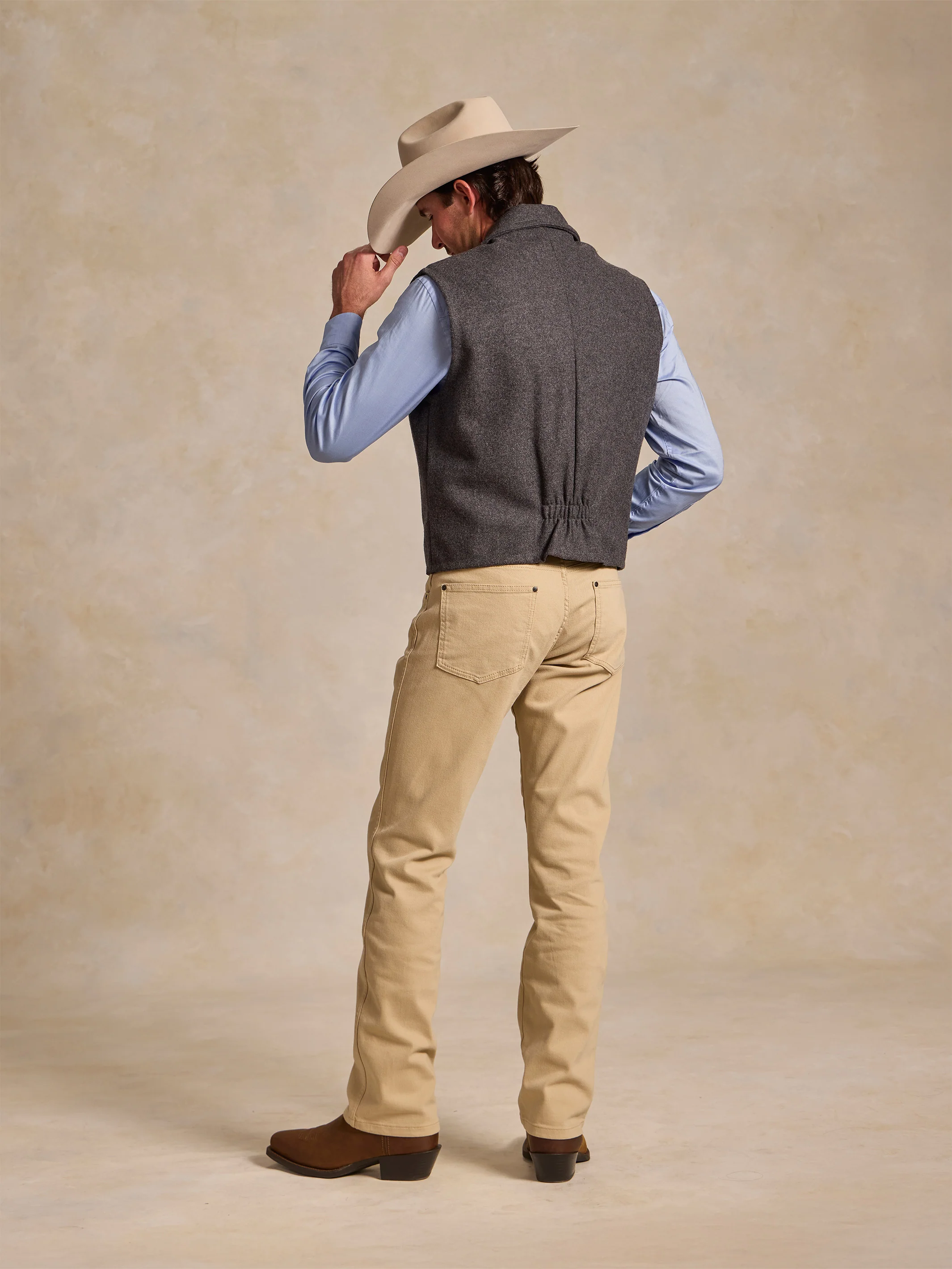 Cattle Baron Wool Vest - Image 4
