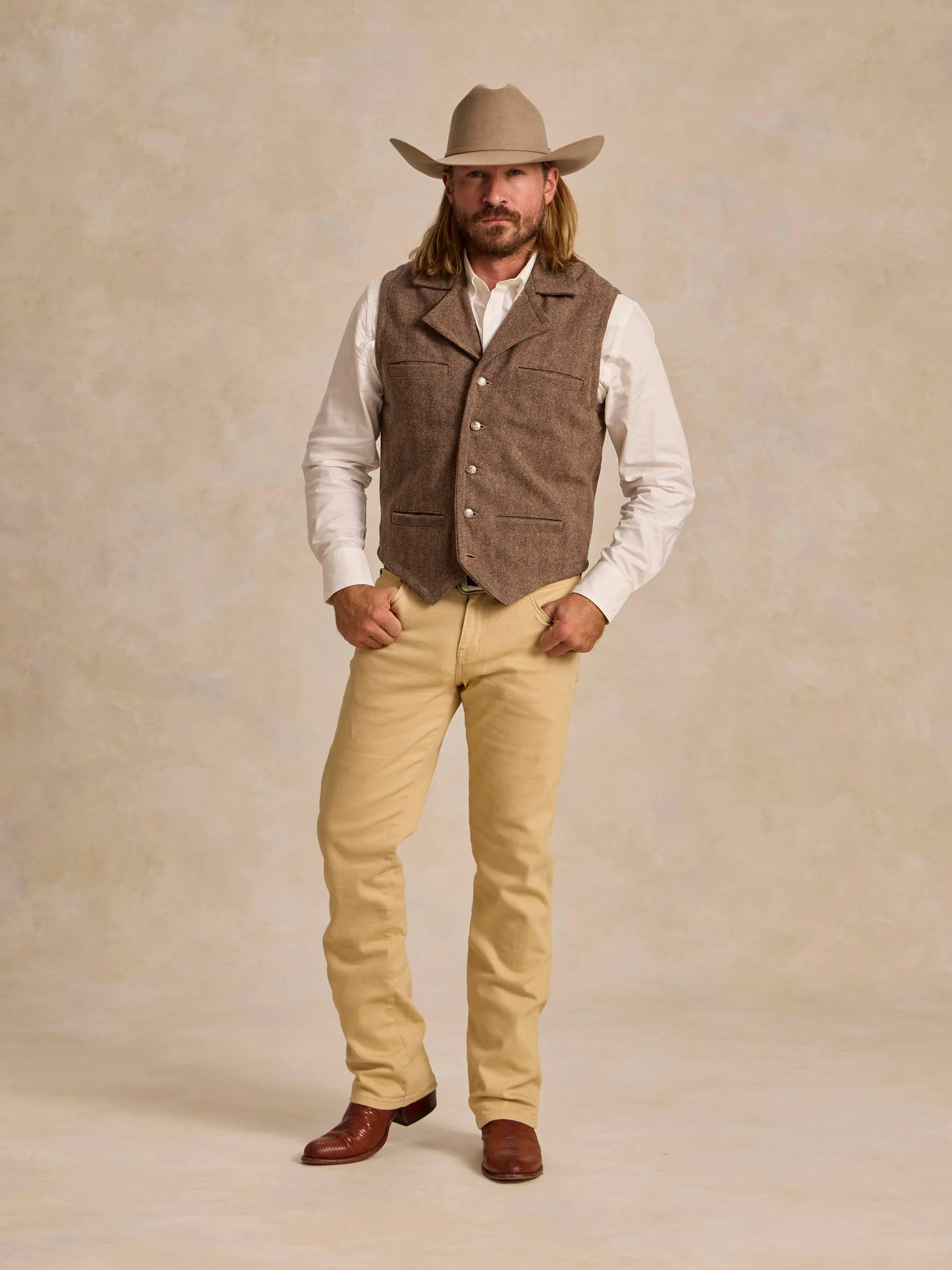 Cattle Baron Wool Vest - Image 3