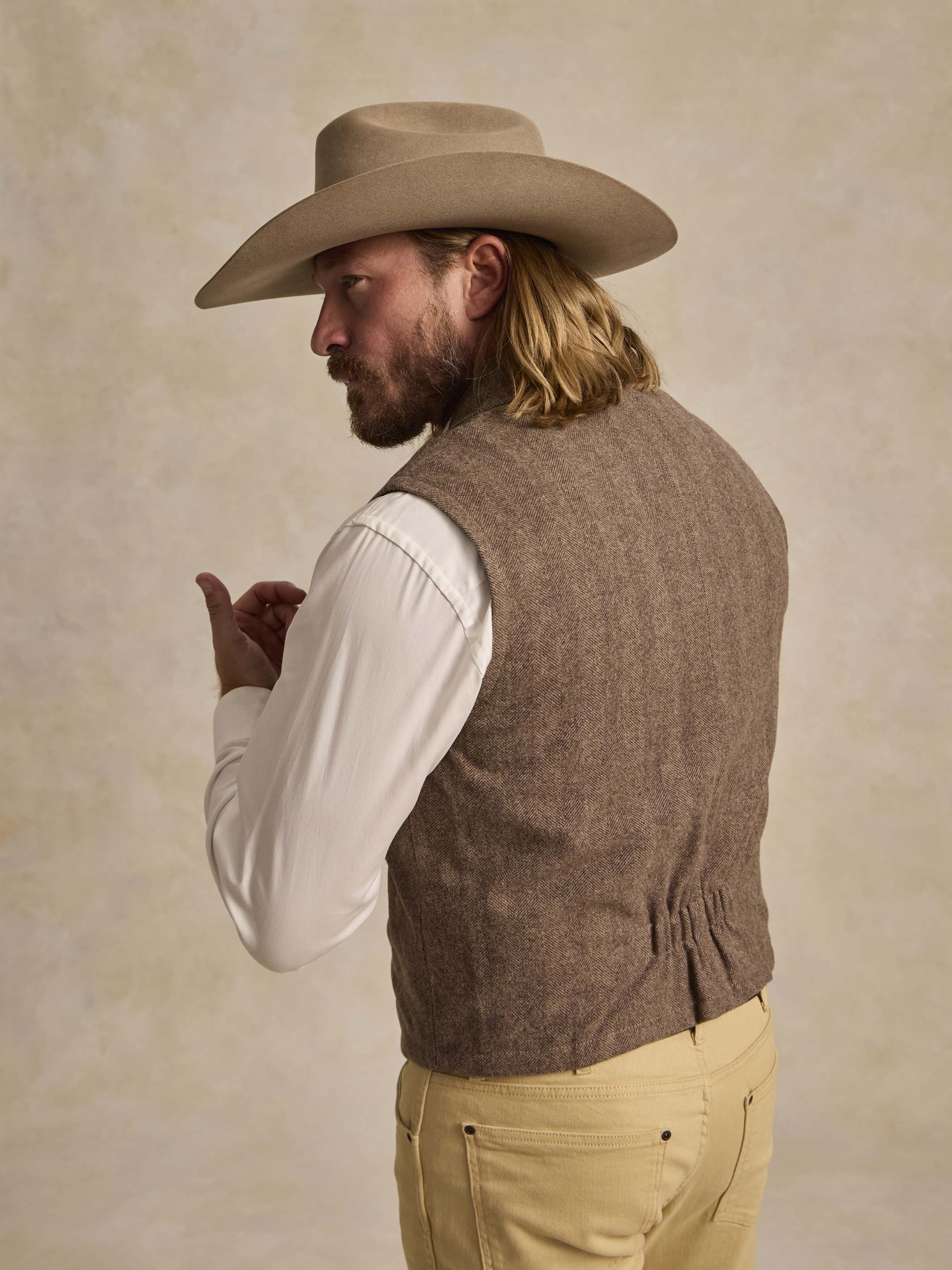 Cattle Baron Wool Vest - Image 5