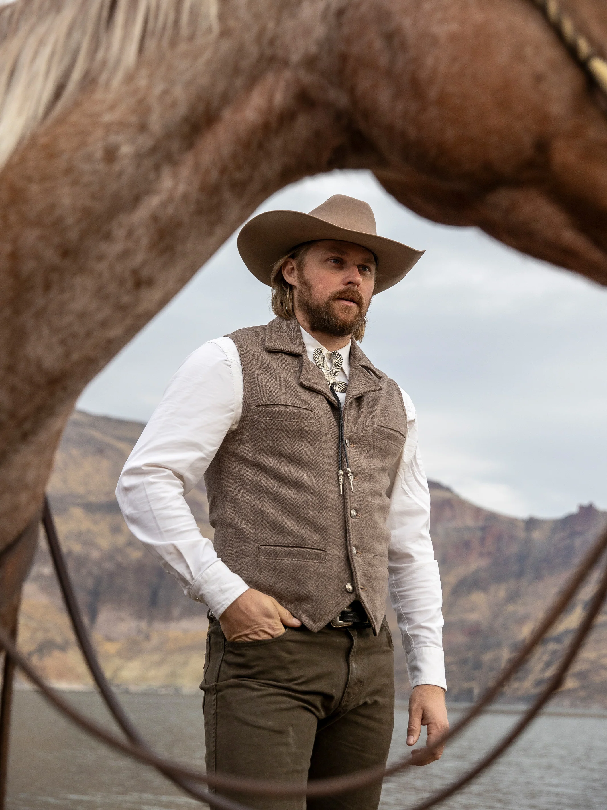 Cattle Baron Wool Vest - Image 7