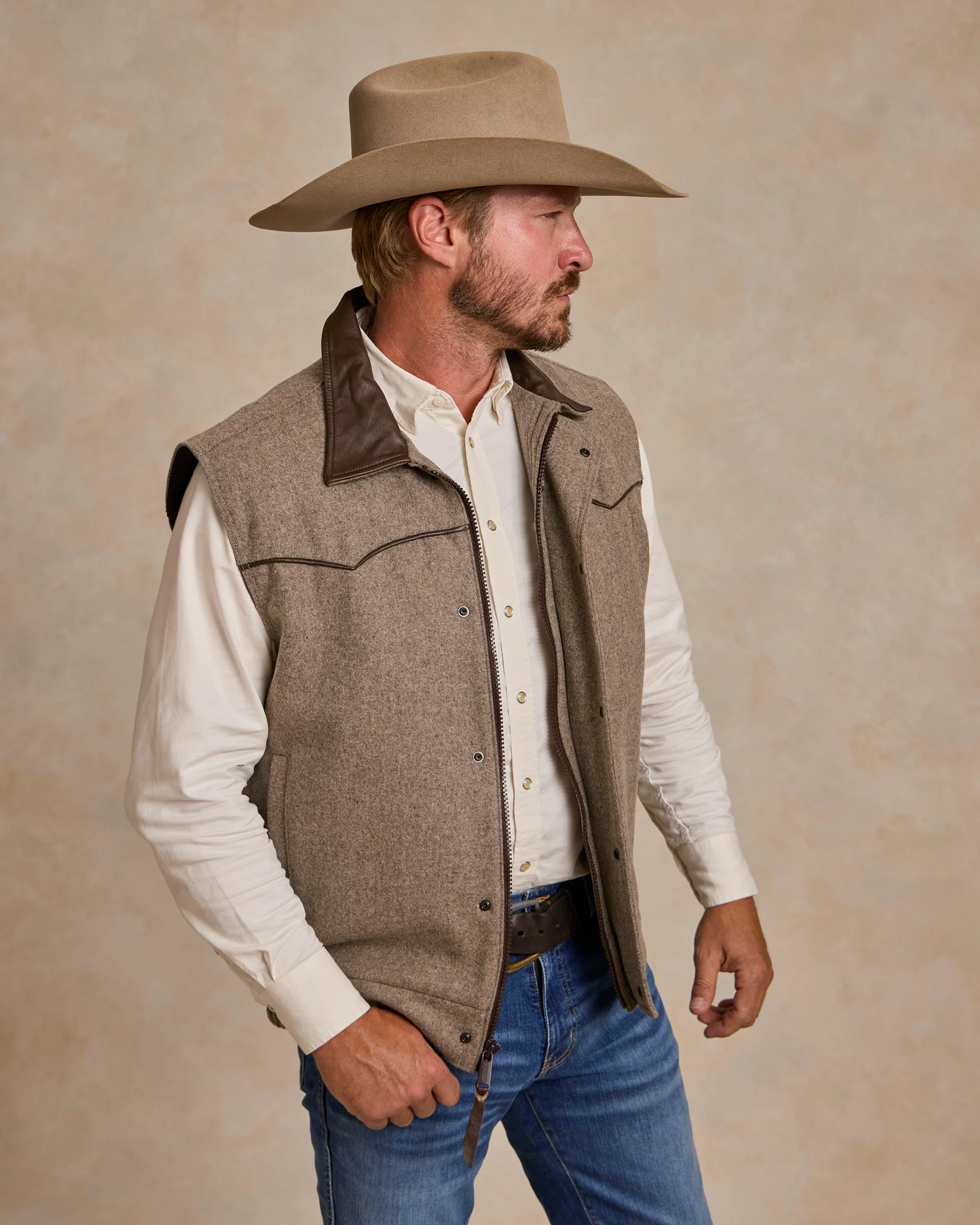 Cattle King Wool Vest - Image 3