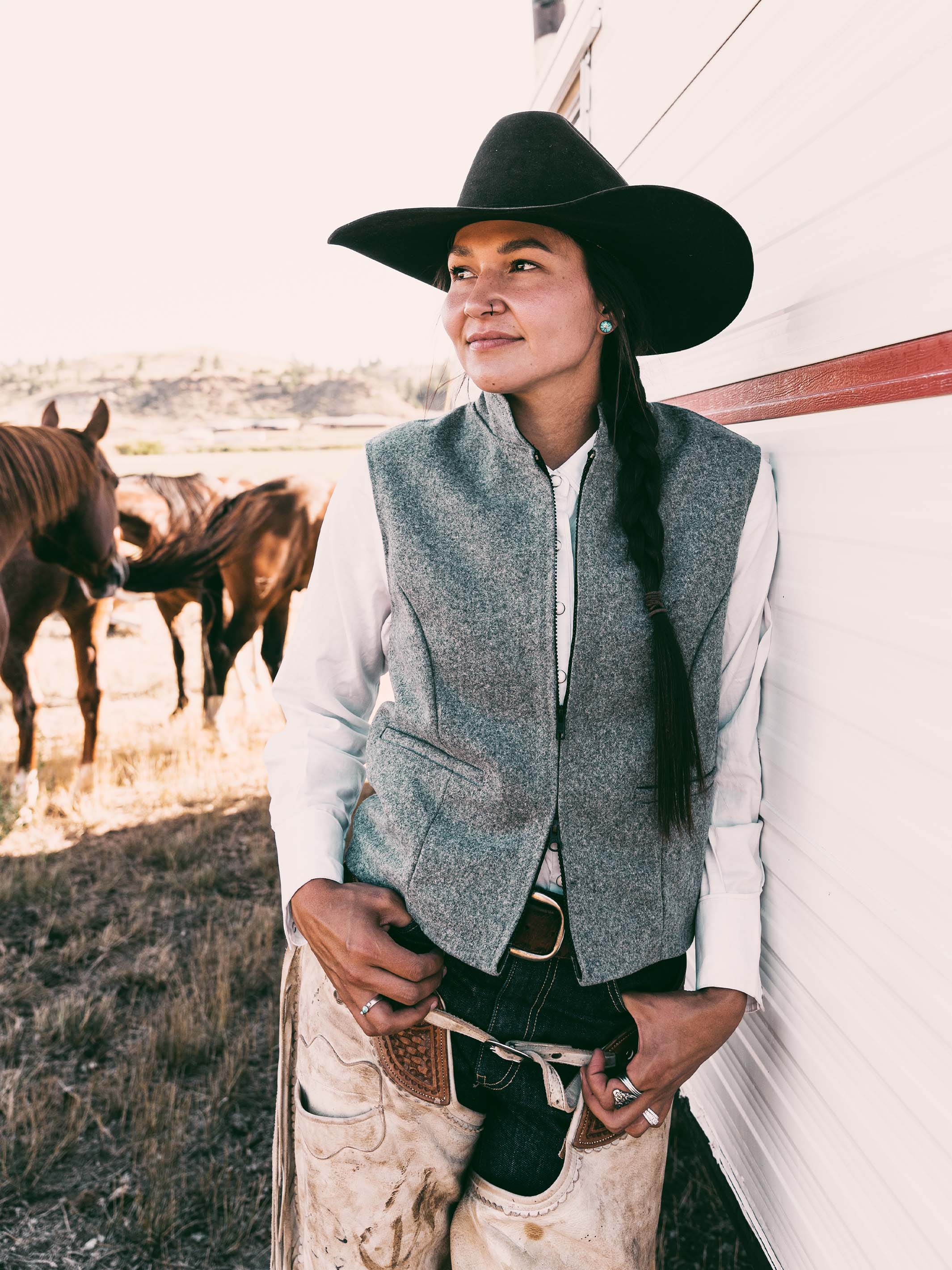 Cheyenne Wool Vest - Image 3