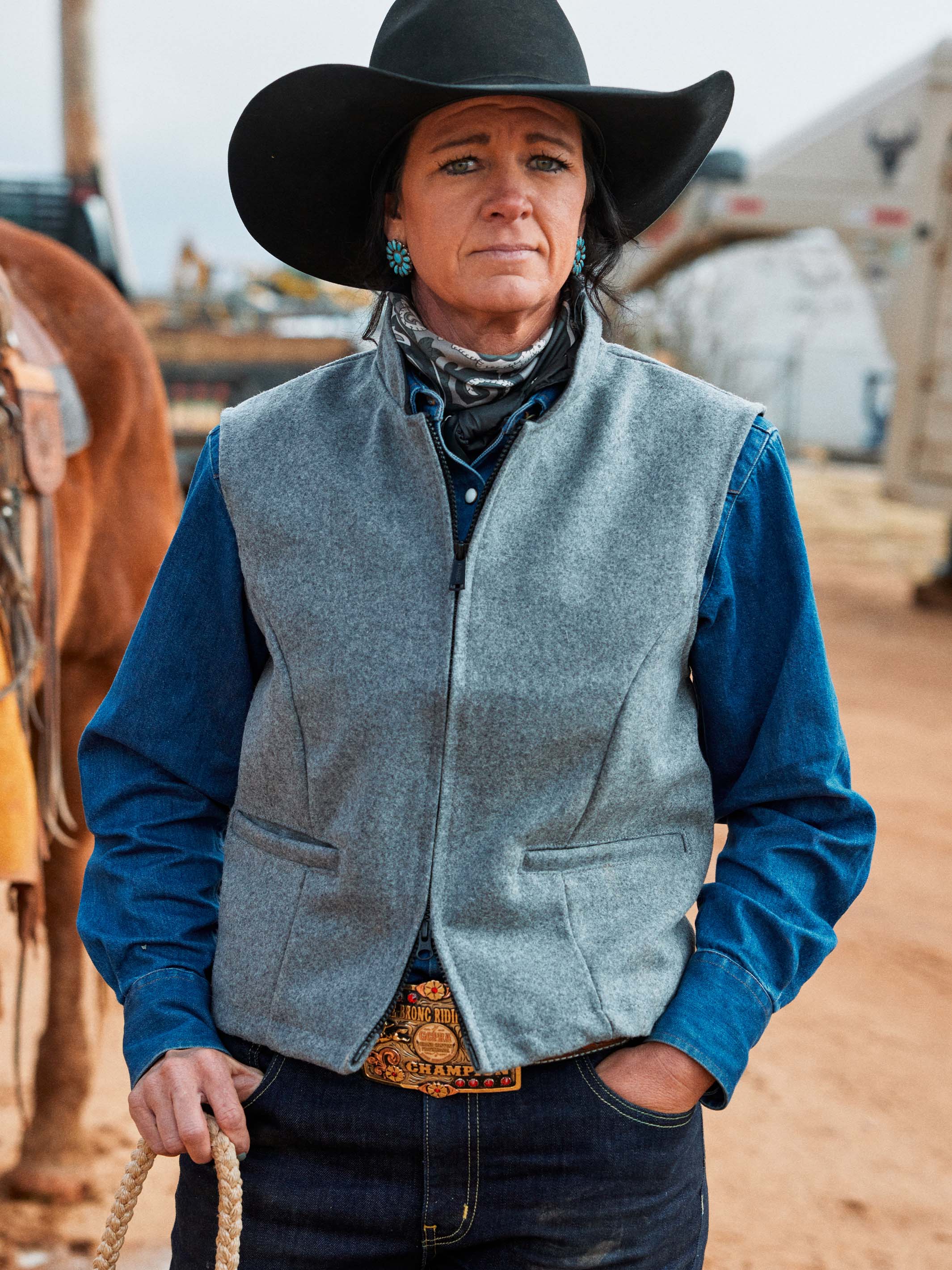 Cheyenne Wool Vest - Image 6