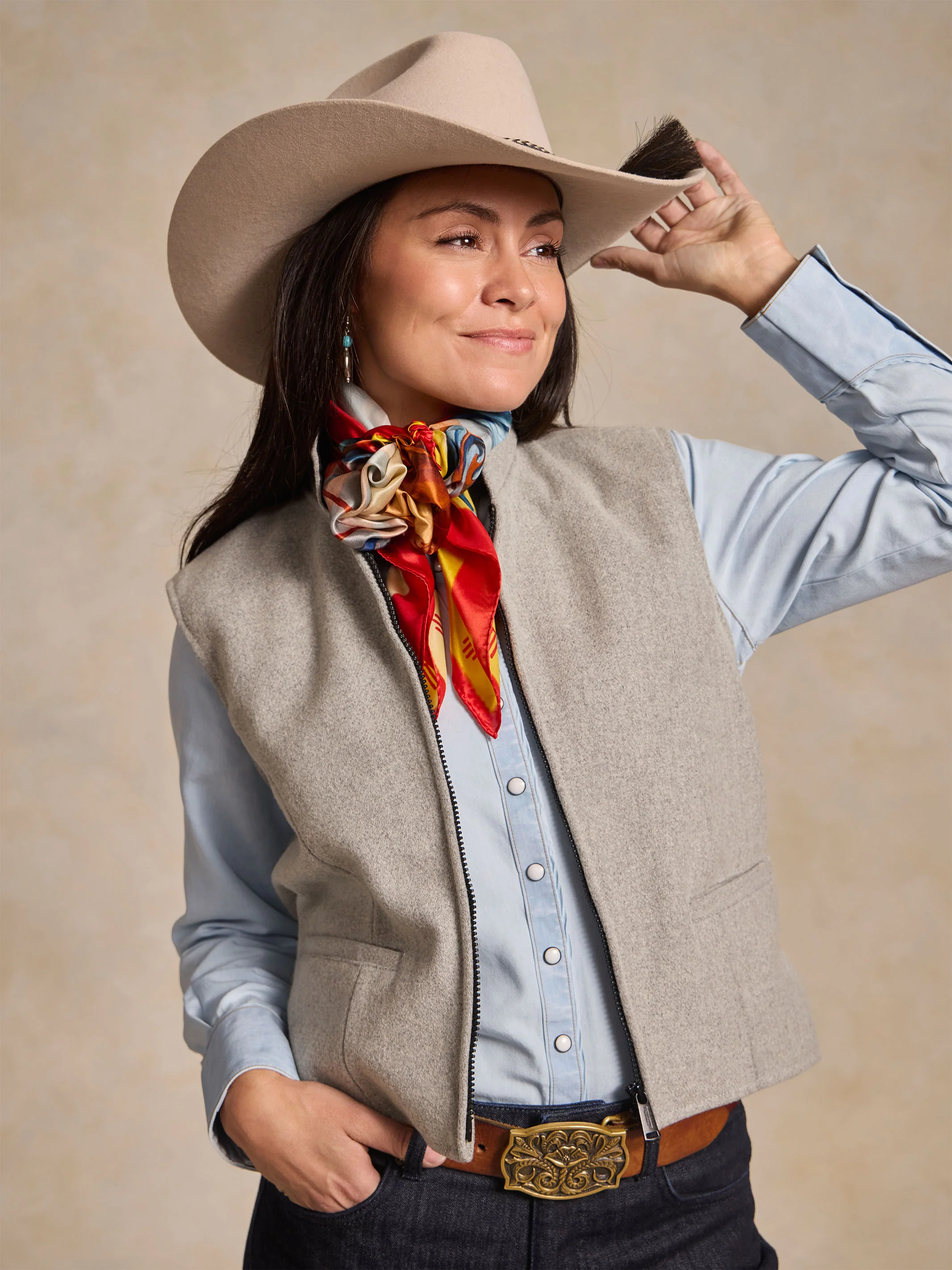 Cheyenne Wool Vest - Image 3