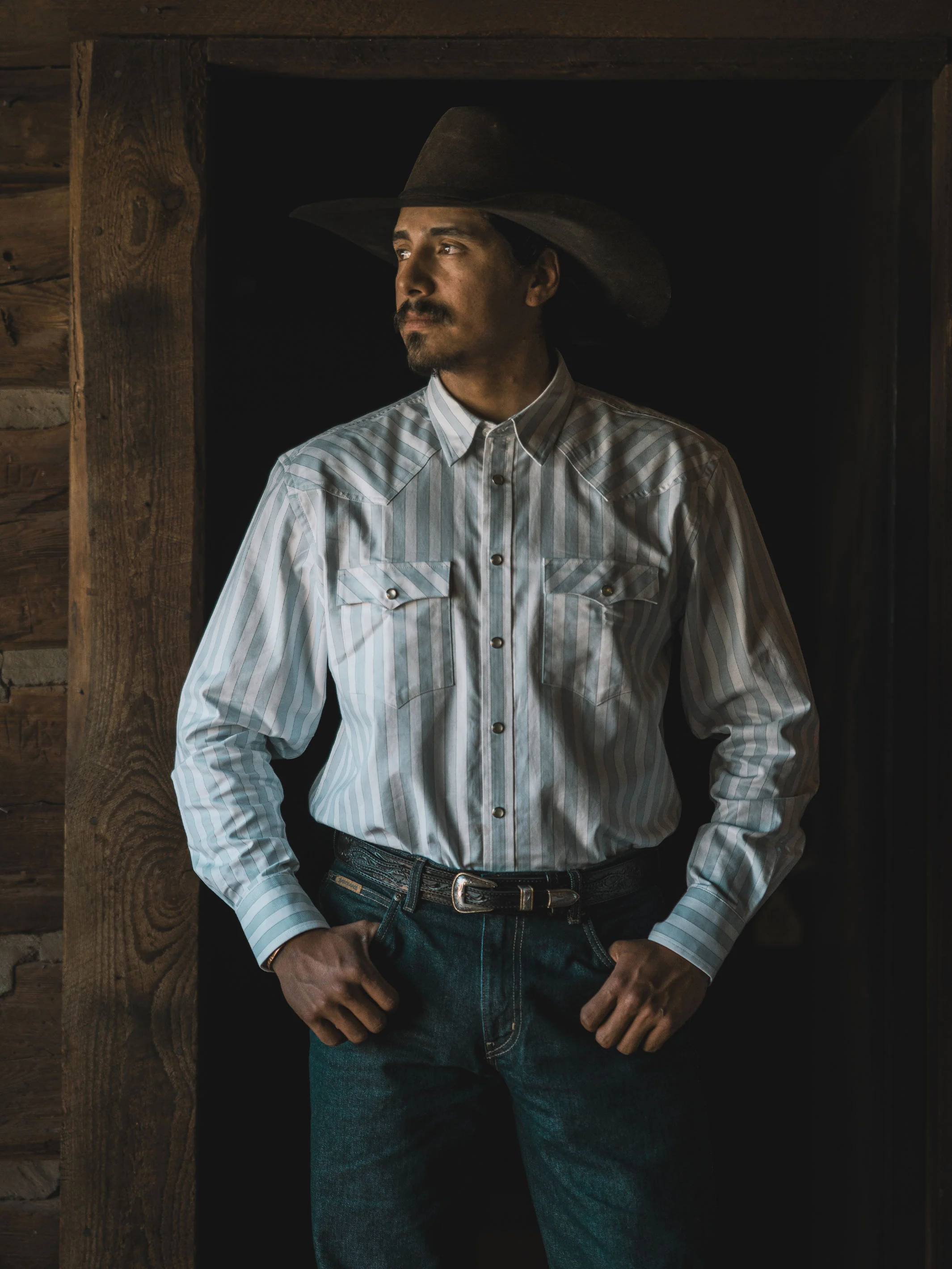 Classic Western Button Down with Snaps - Image 4