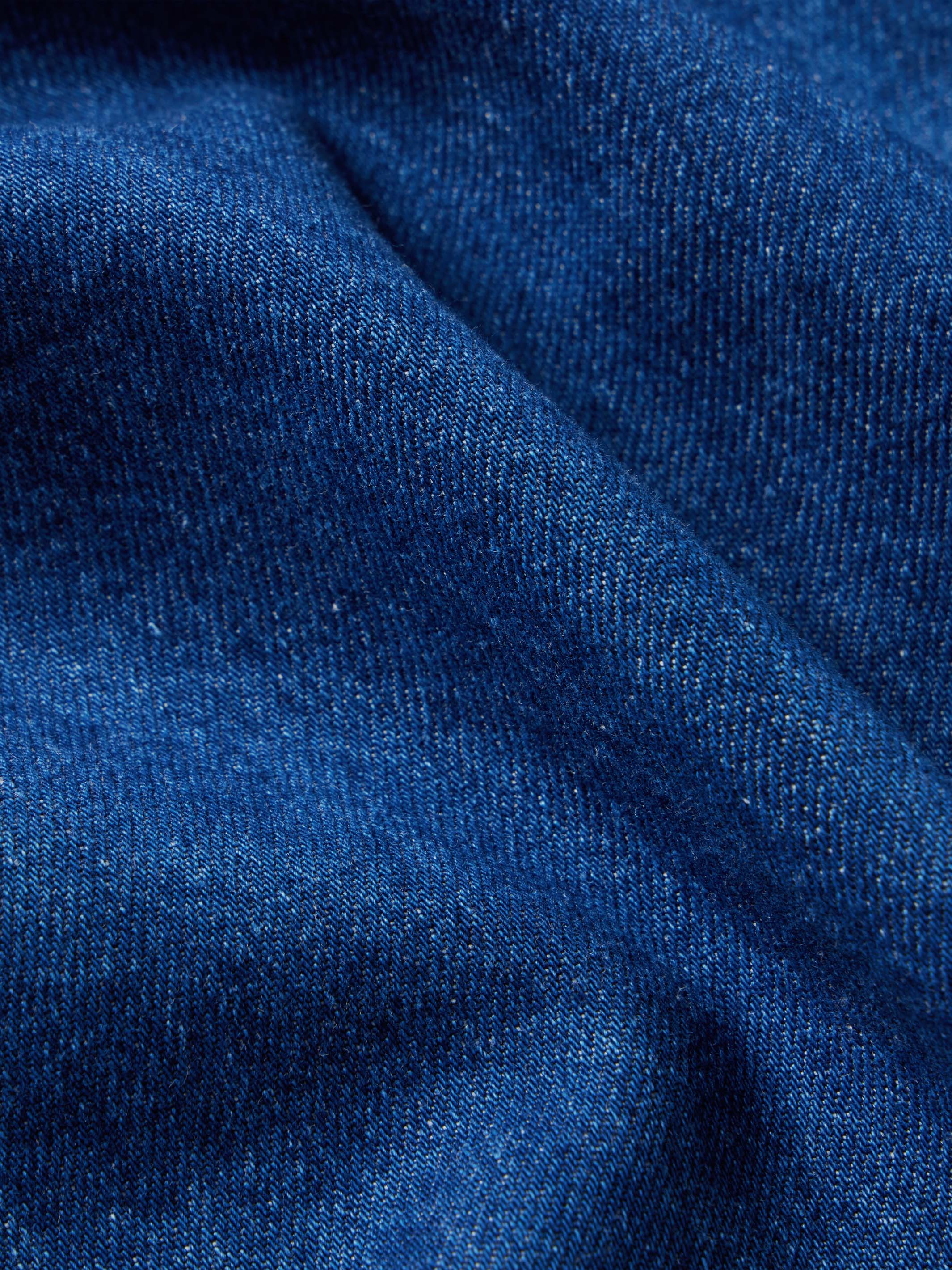 Classic Western Denim Snap Shirt - Image 10