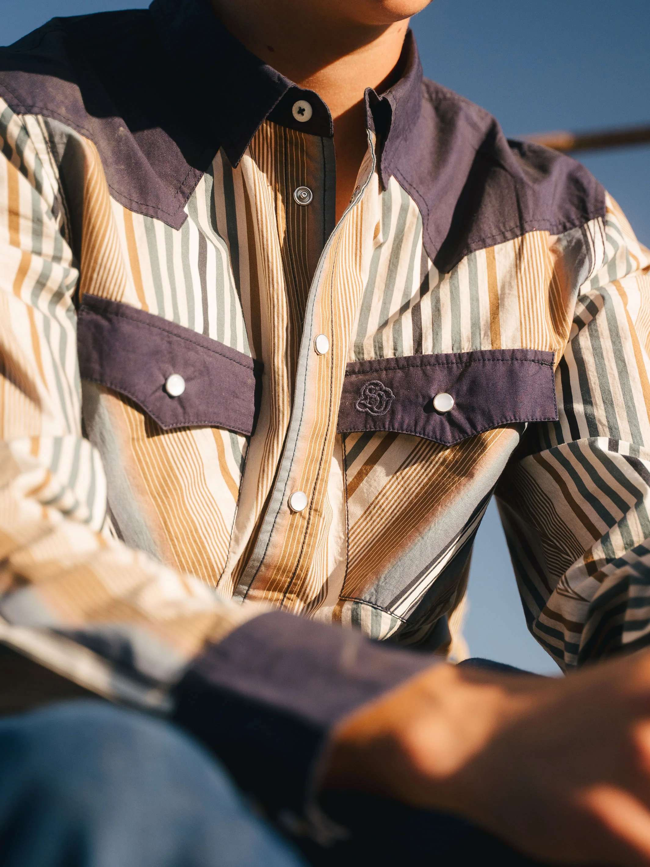 Grandstand Cotton Snap Shirt - Image 3