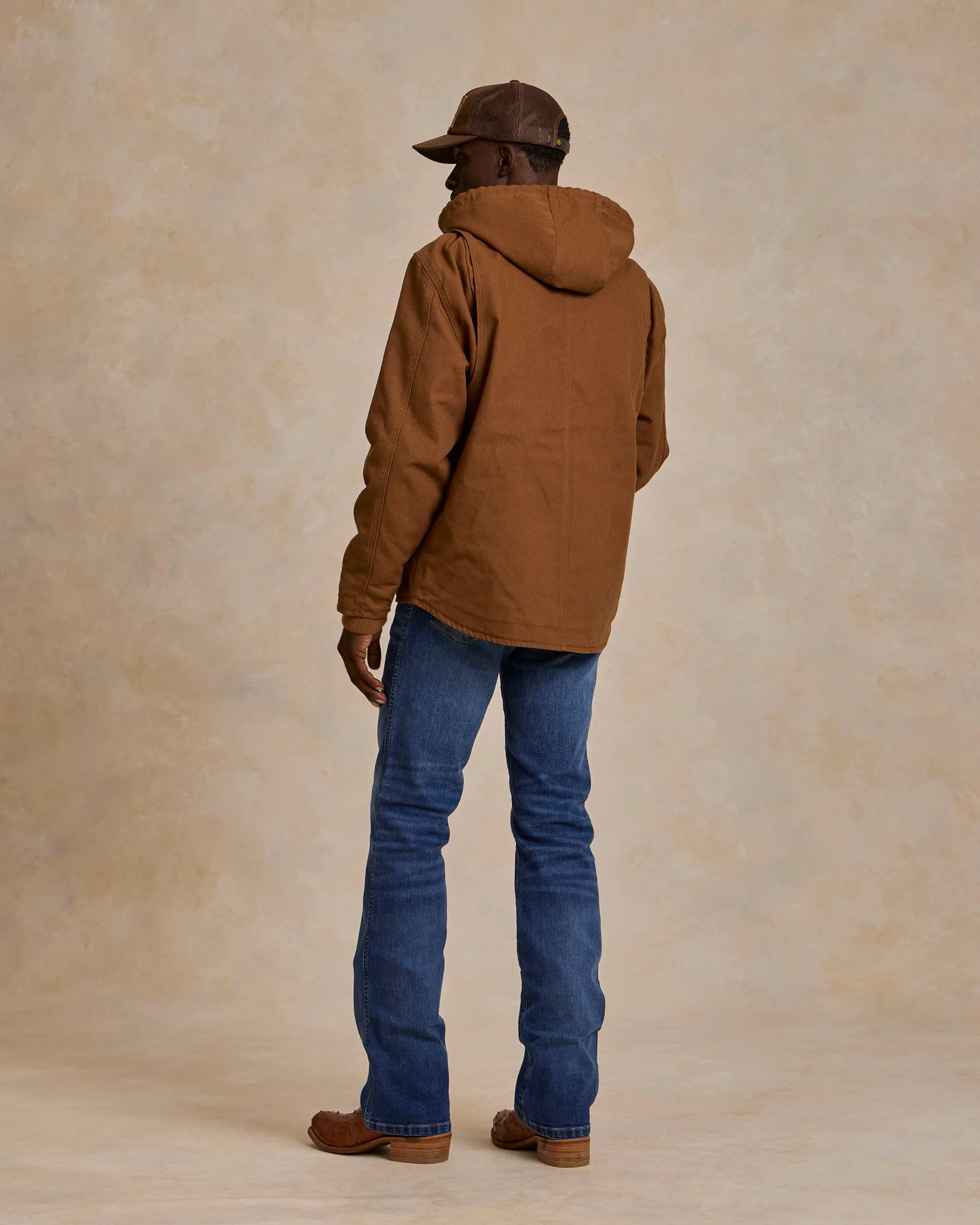 Hooded Zip Canvas Jacket - Image 16
