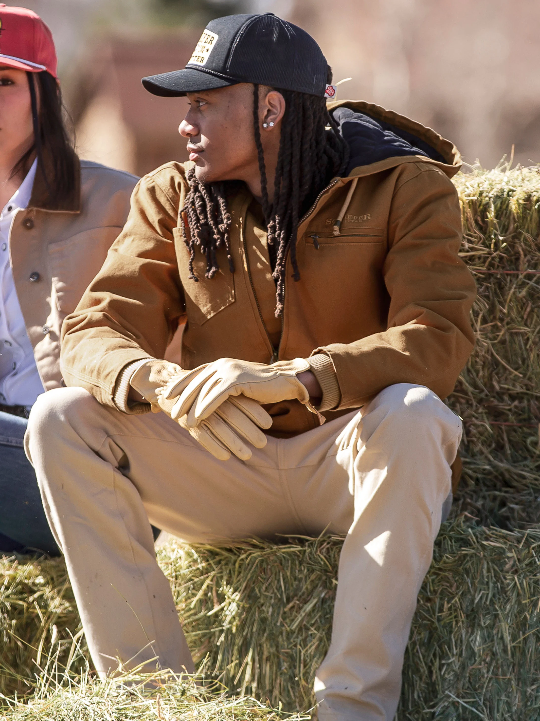 Hooded Zip Canvas Jacket - Image 5