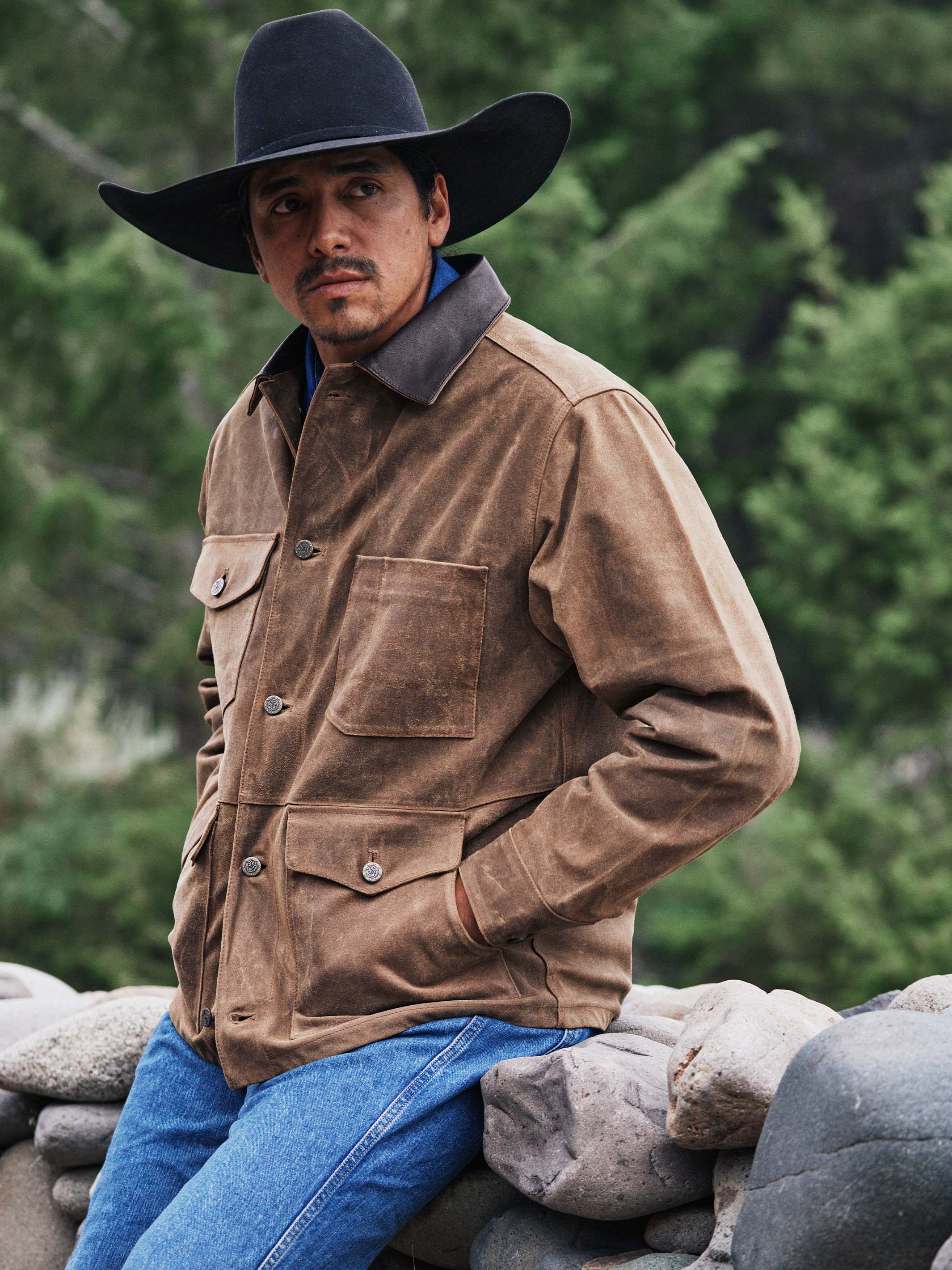Leather Mesquite Brush Jacket - Image 4