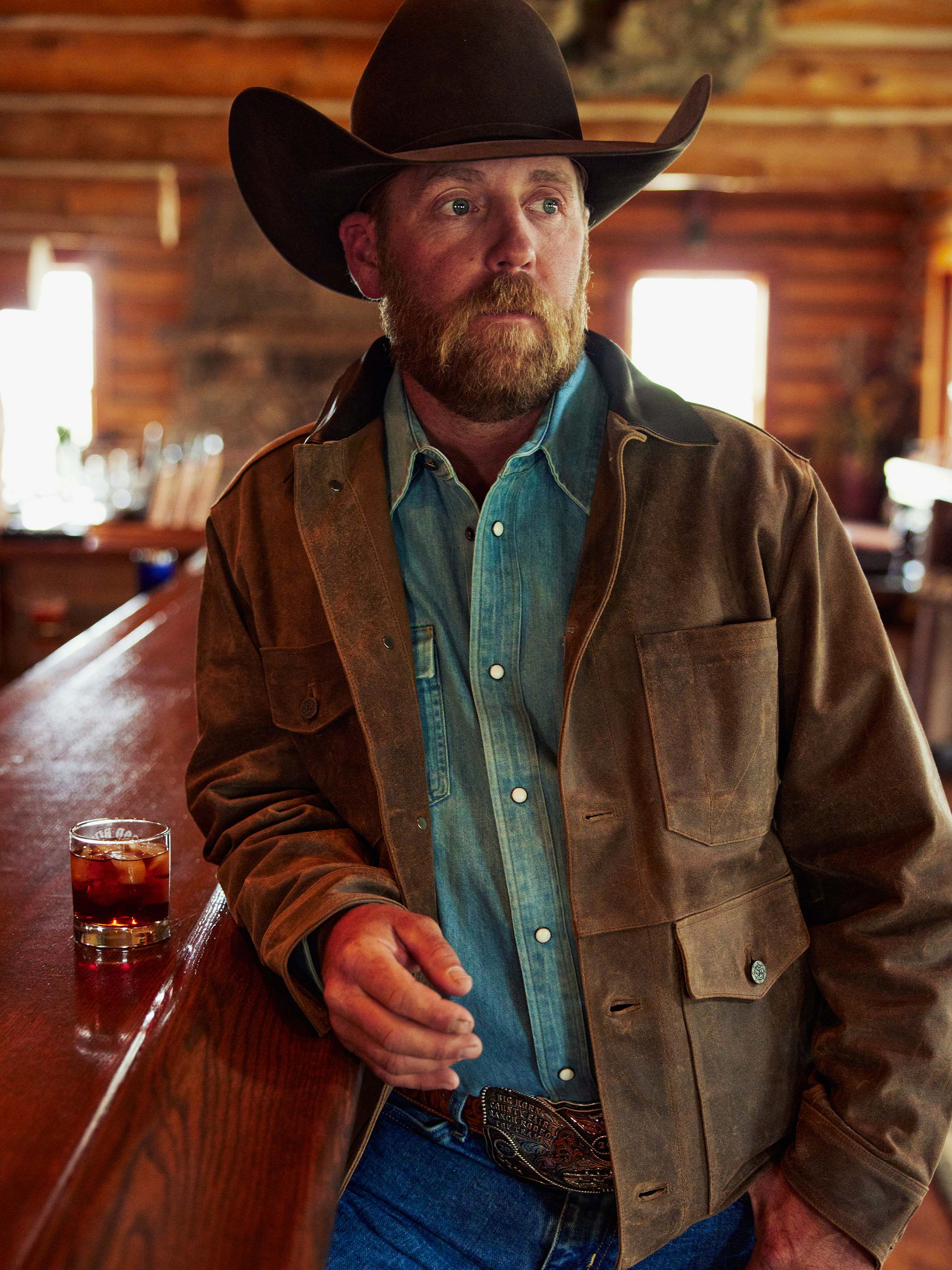 Leather Mesquite Brush Jacket - Image 6