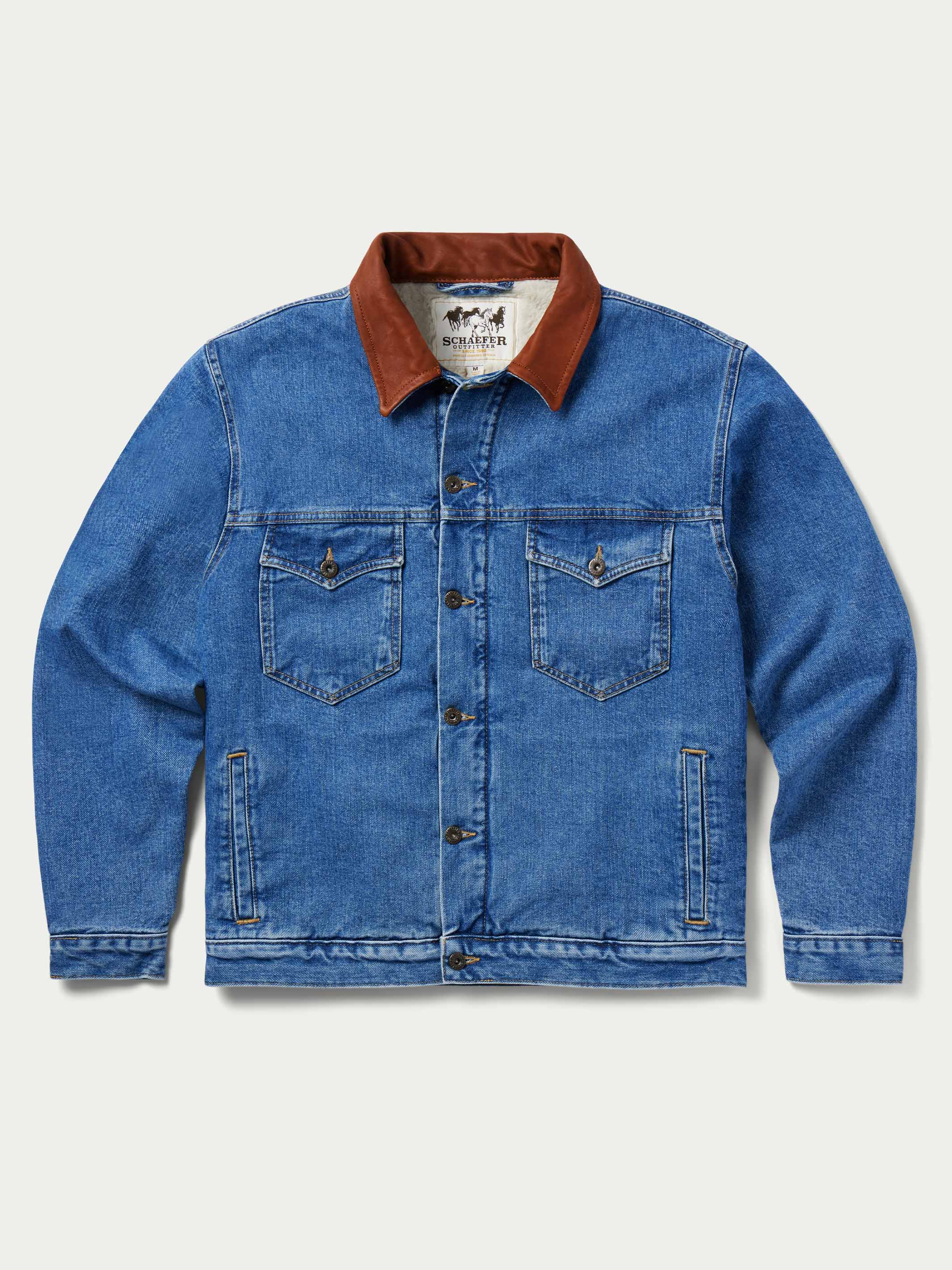 Legend Denim Jacket with Fleece Lining - Image 11