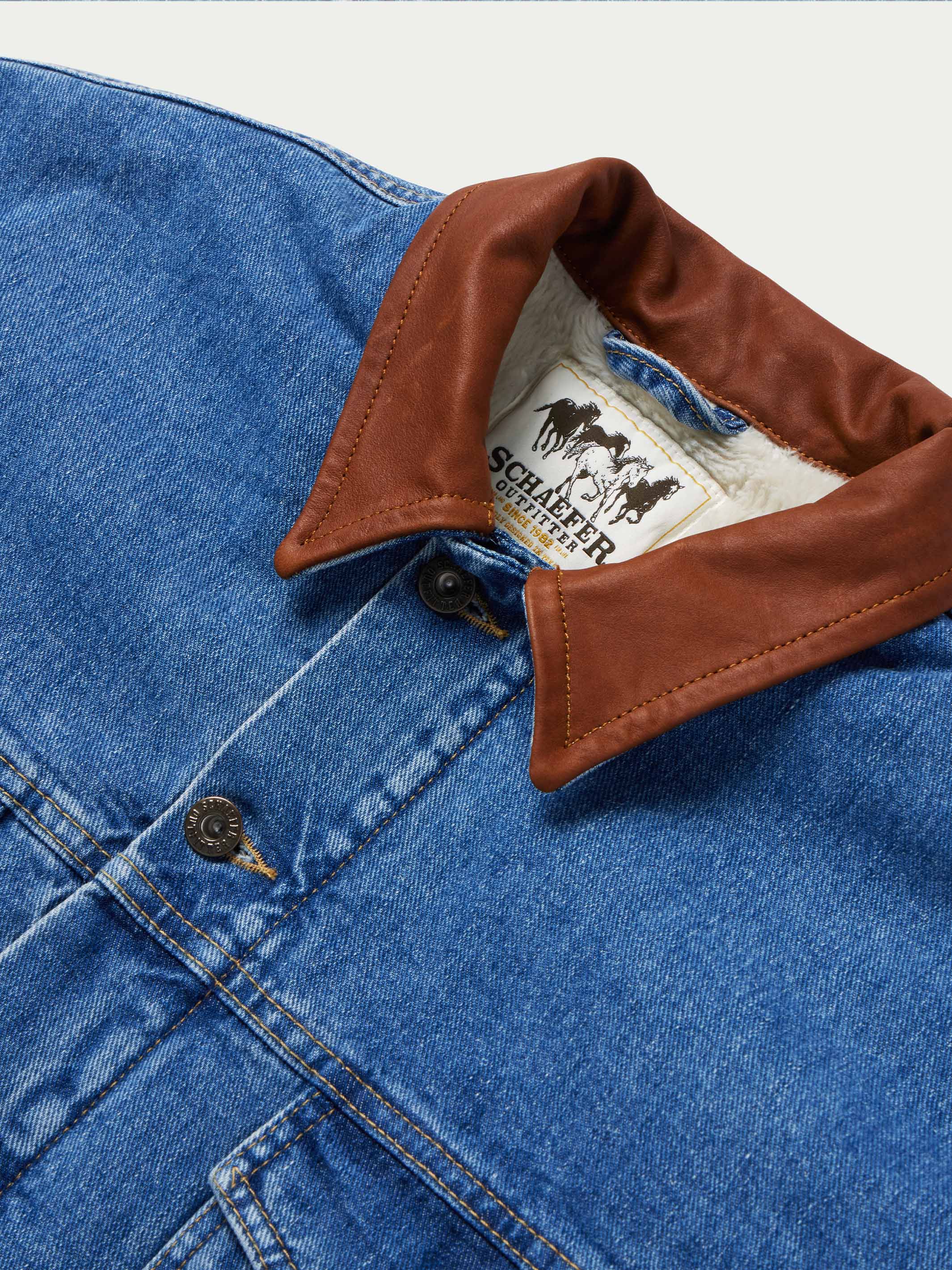 Legend Denim Jacket with Fleece Lining - Image 13