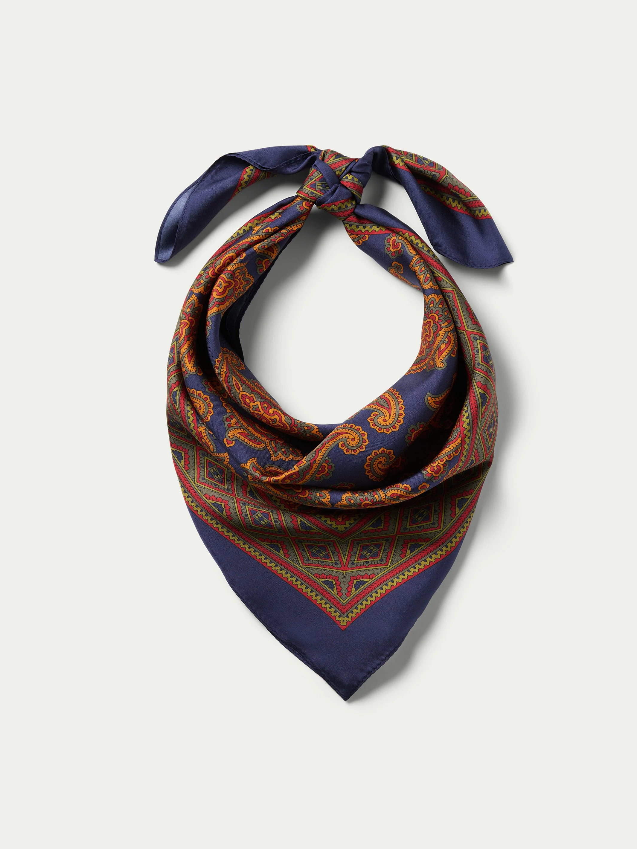 Paisley Wild Rags with Border