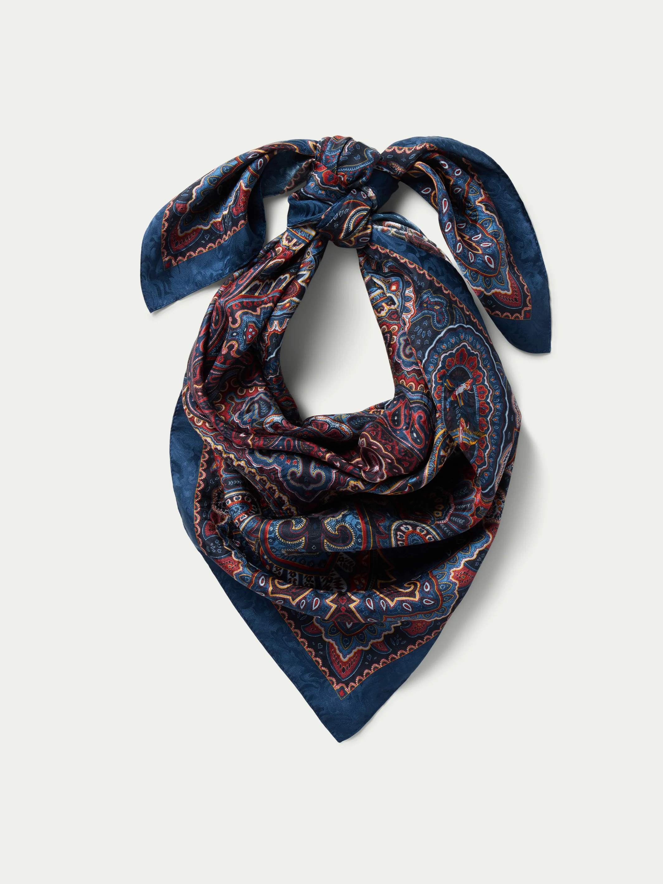 Paisley Wild Rags with Border
