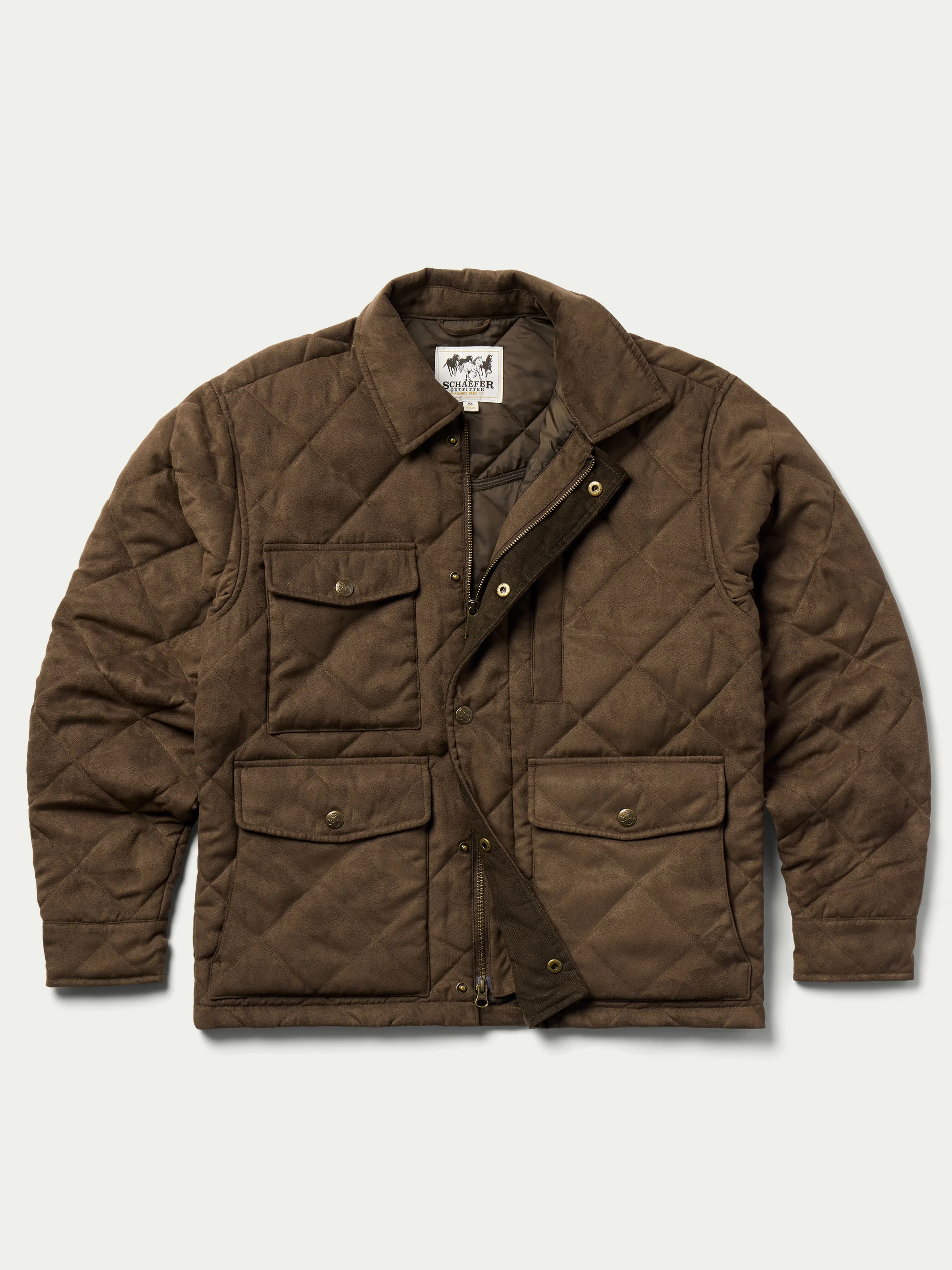 Quilted Microsuede Jacket - Image 14