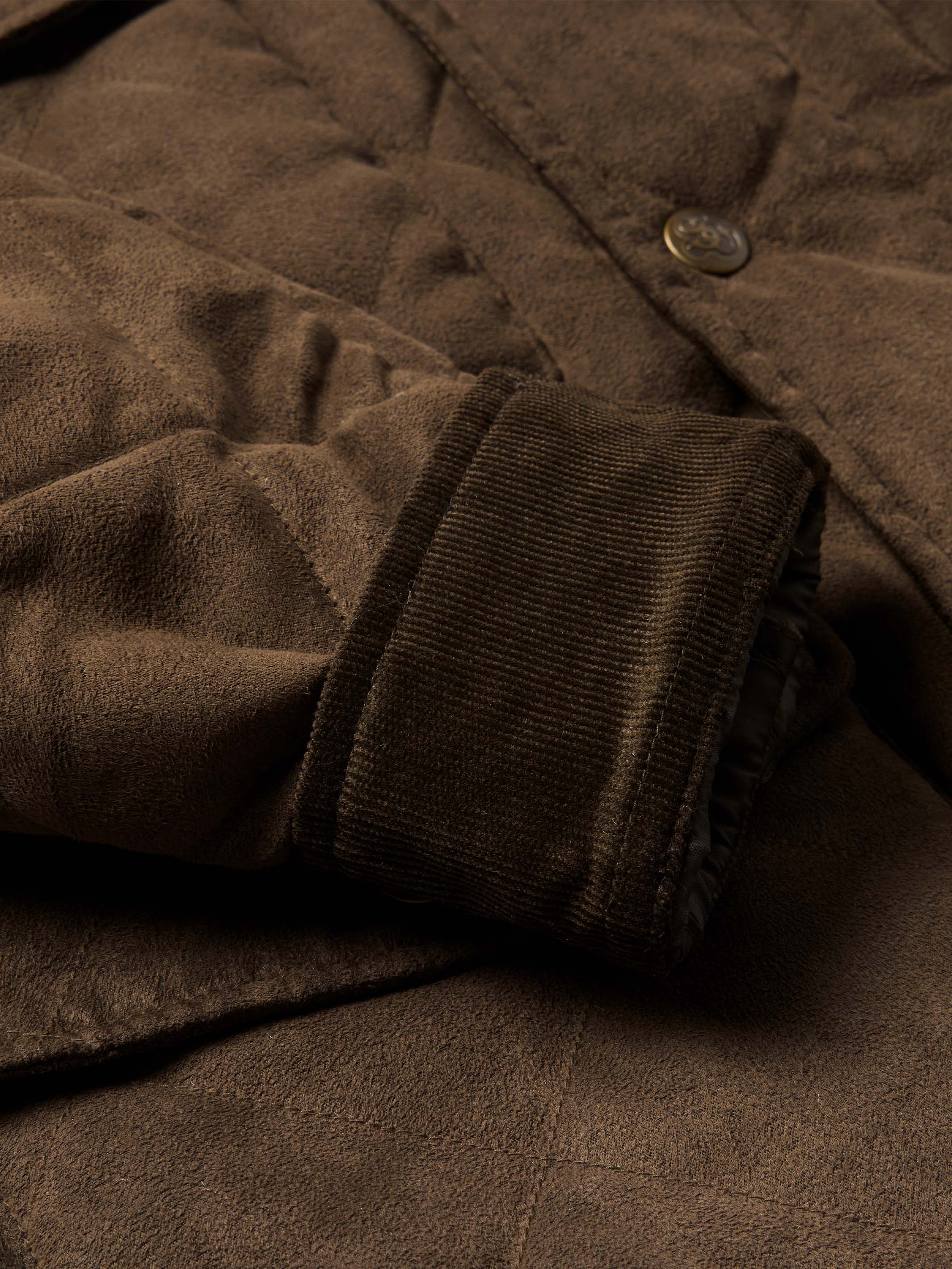 Quilted Microsuede Jacket - Image 17