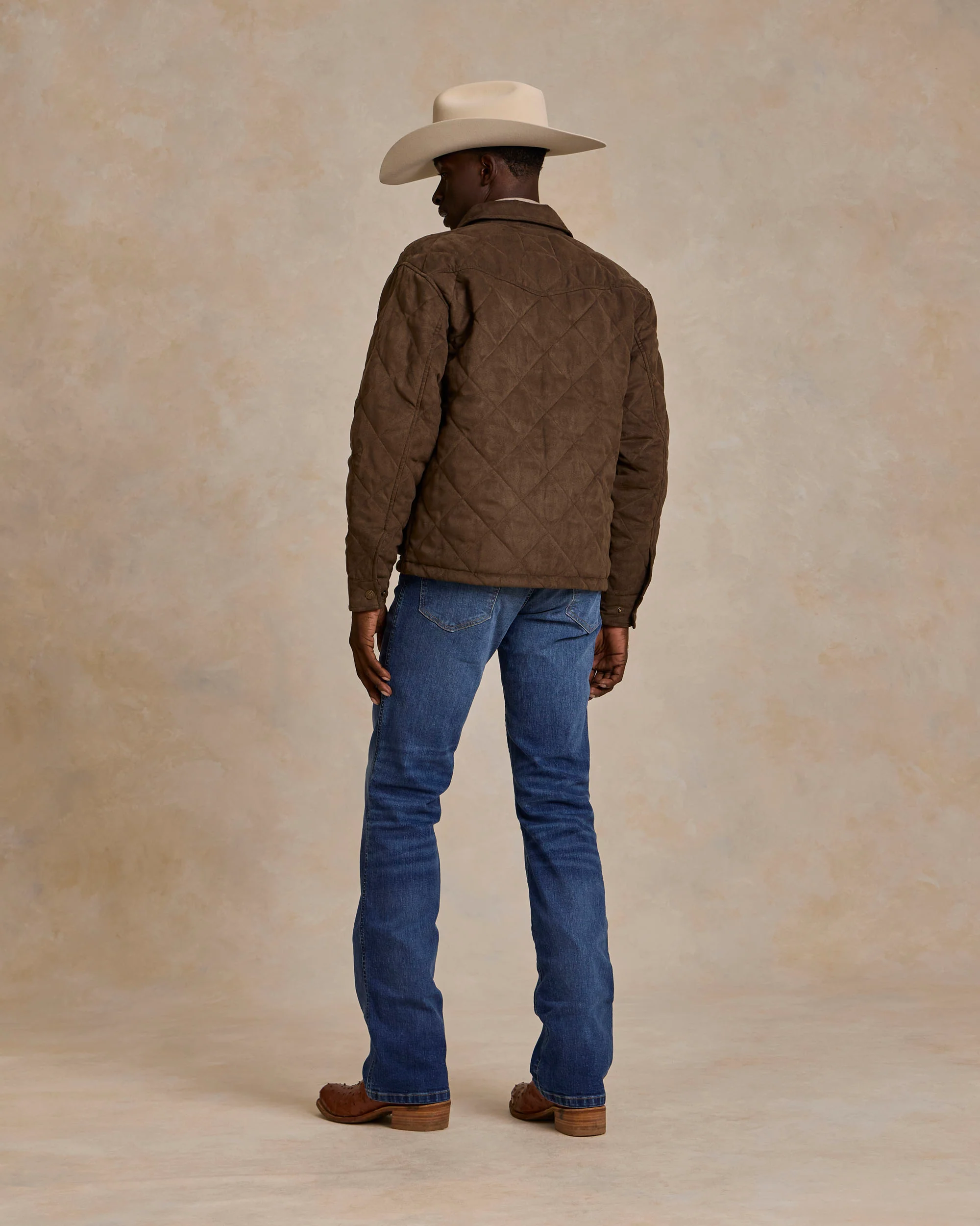 Quilted Microsuede Jacket - Image 21