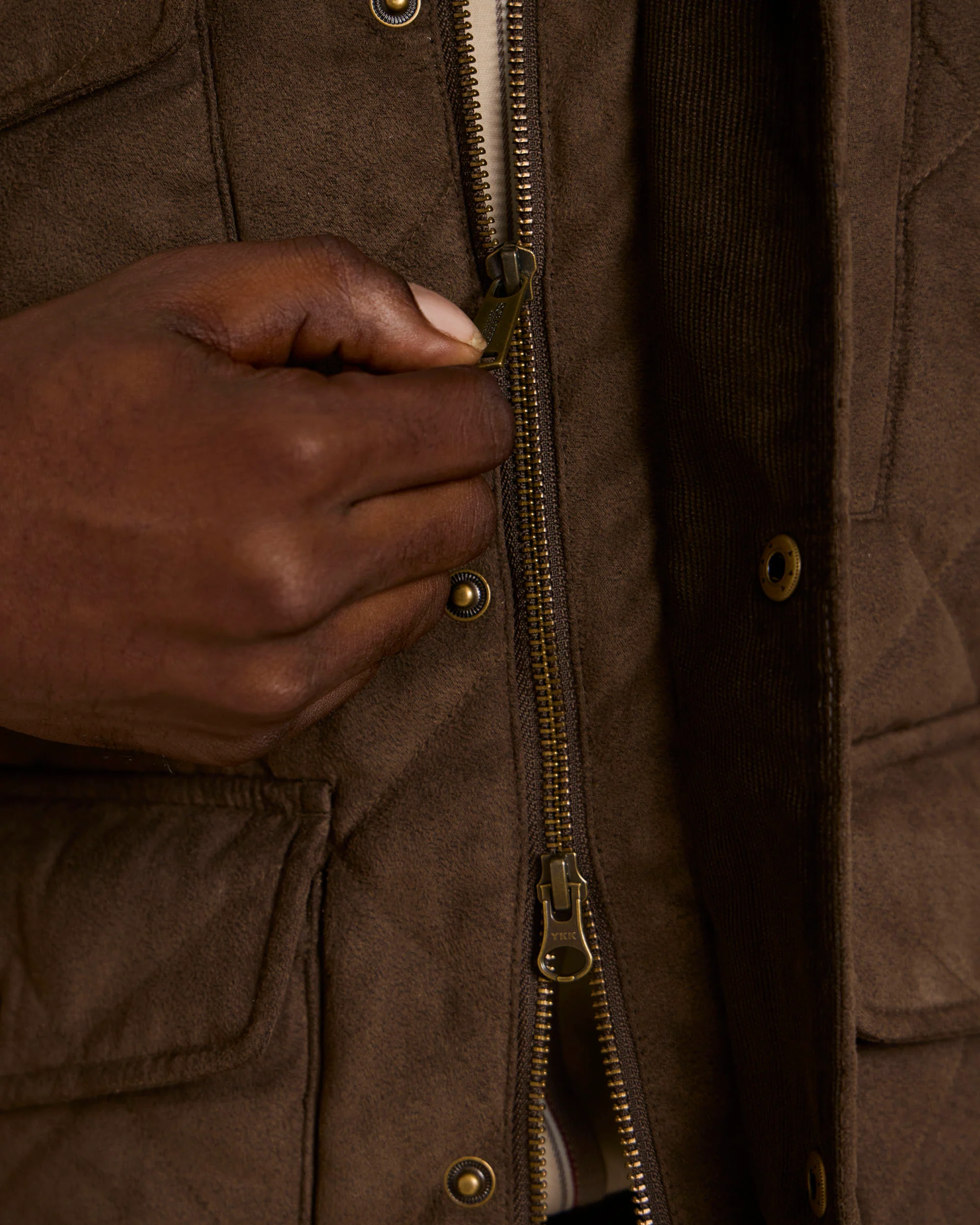 Quilted Microsuede Jacket - Image 24