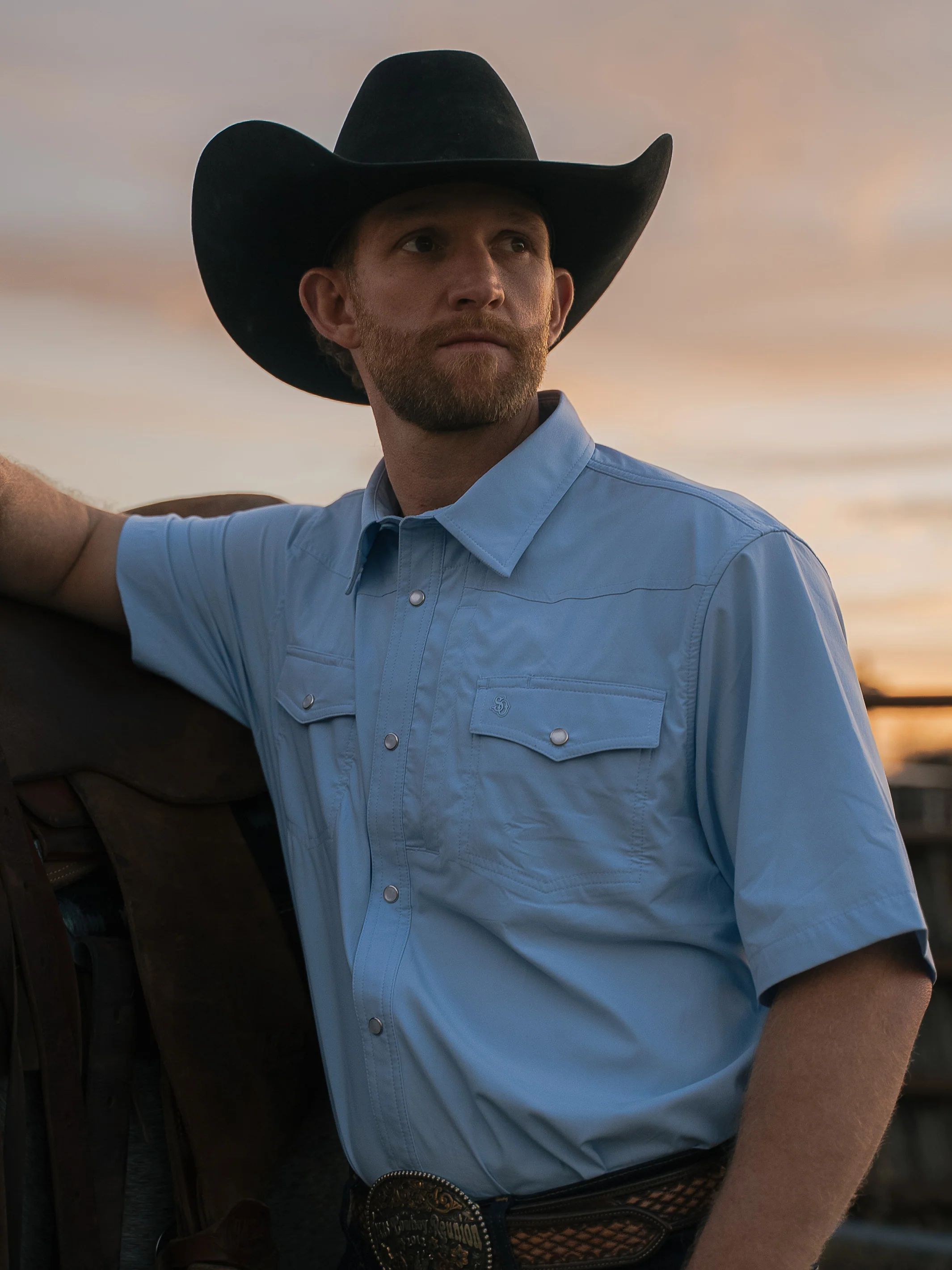 Short Sleeve RangeTek Western Guide Snap Shirt - Image 2
