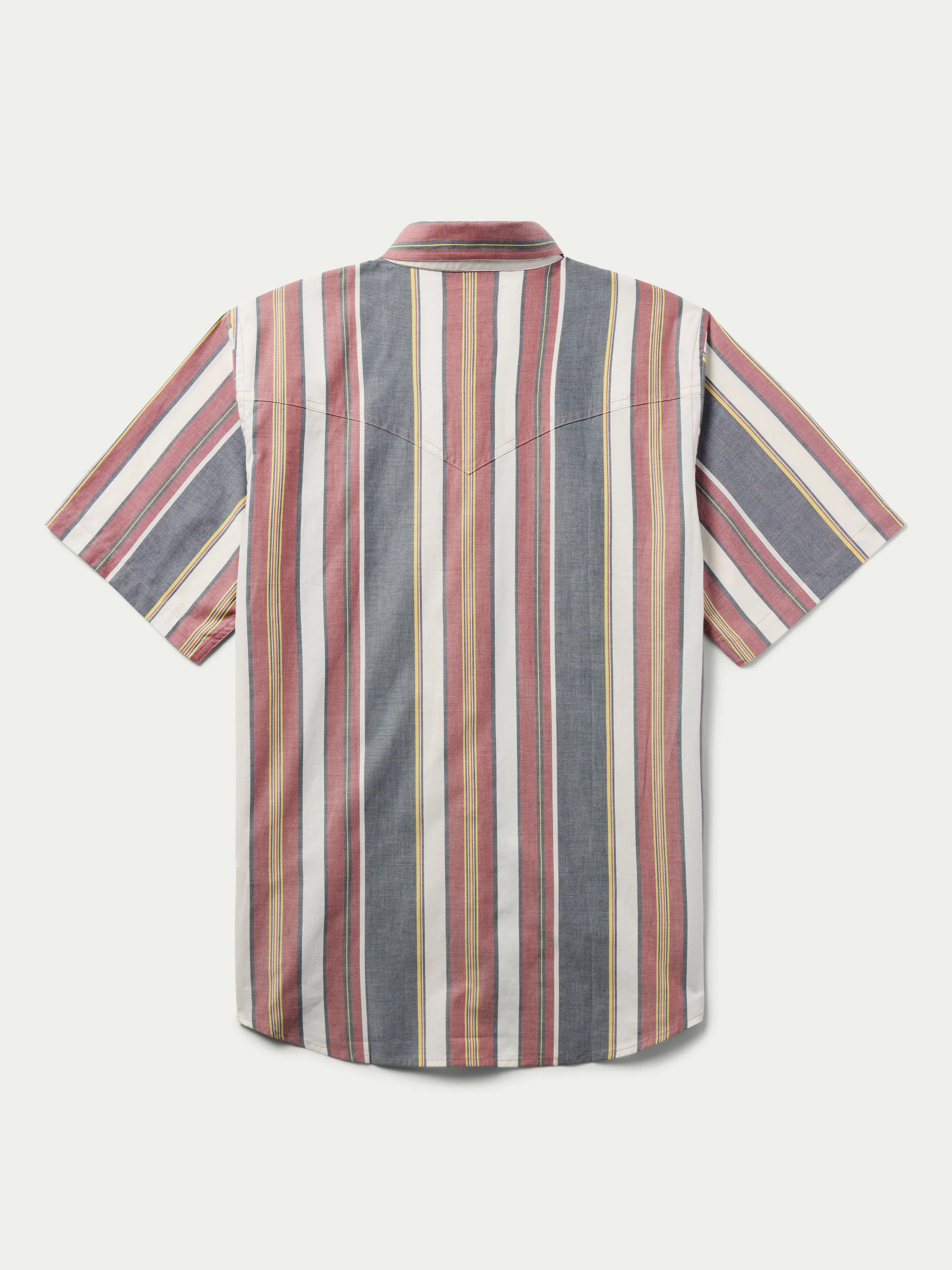 Short Sleeve Vintage Cotton Pearl Snap - Image 5