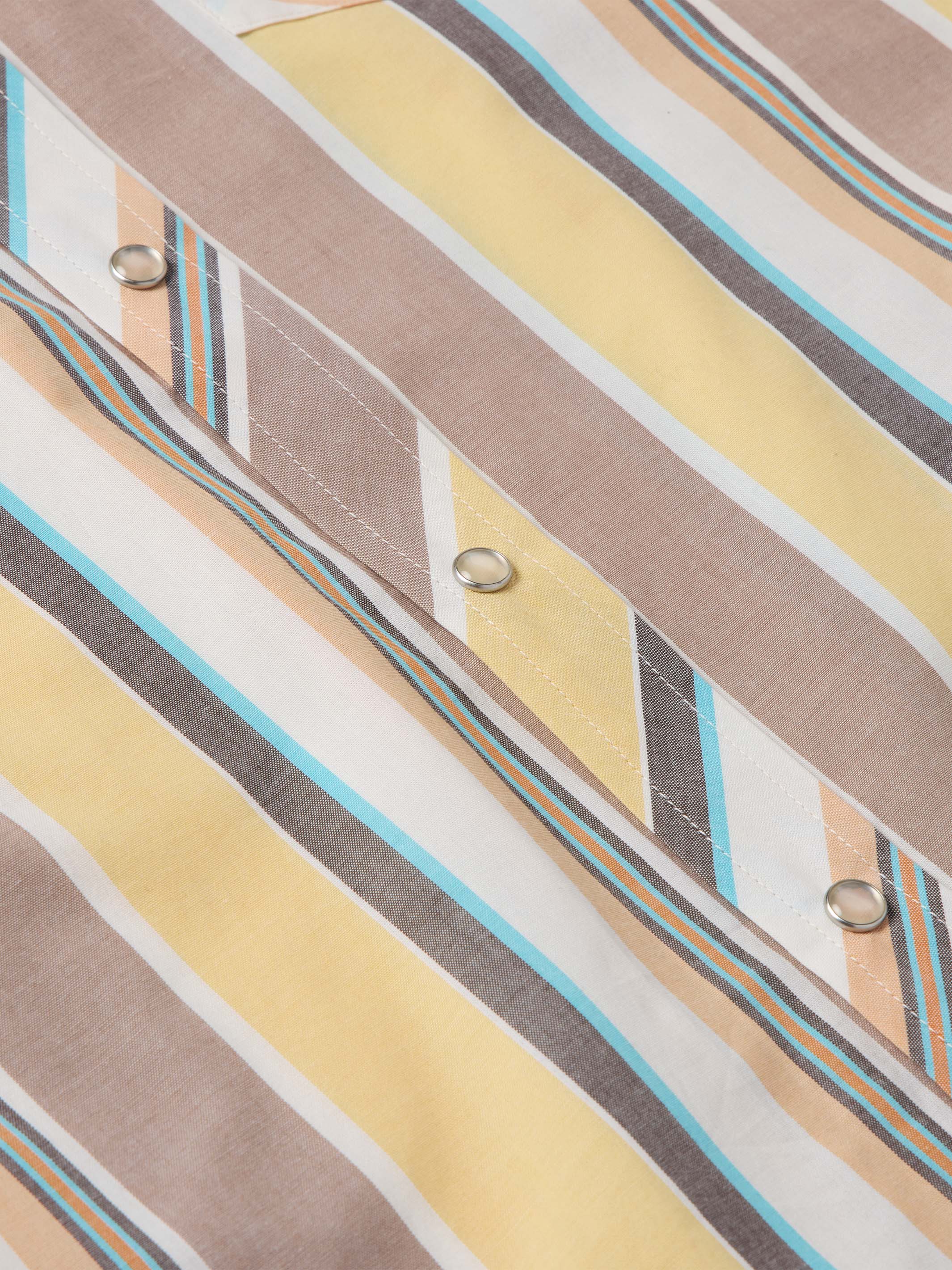 Short Sleeve Vintage Cotton Pearl Snap - Image 10