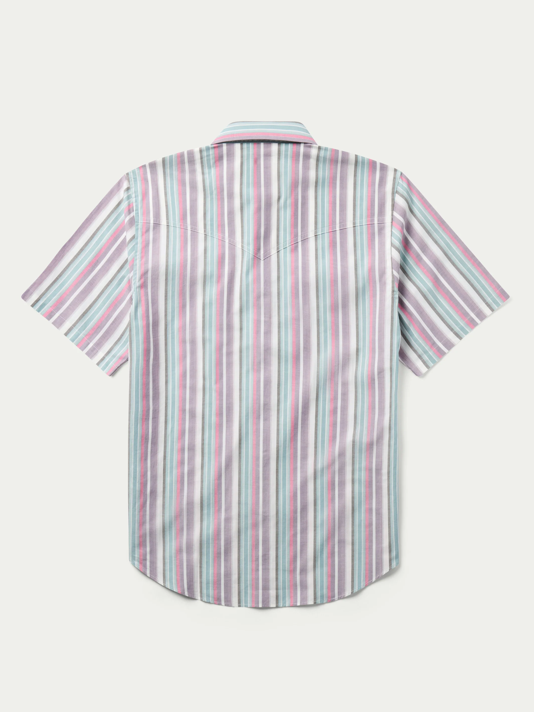 Short Sleeve Vintage Cotton Pearl Snap - Image 2