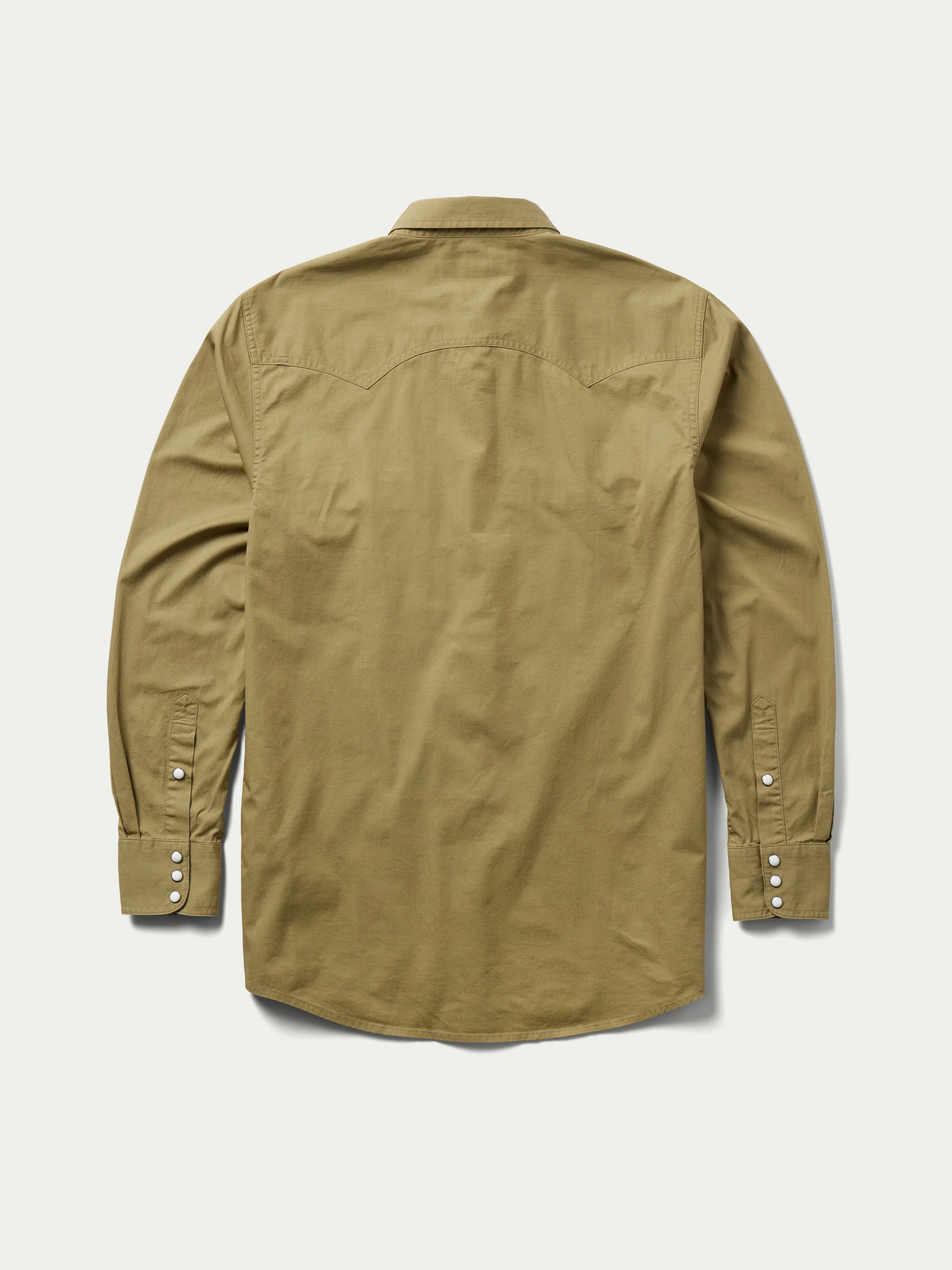 Slub Twill Shirt with Snaps - Image 3