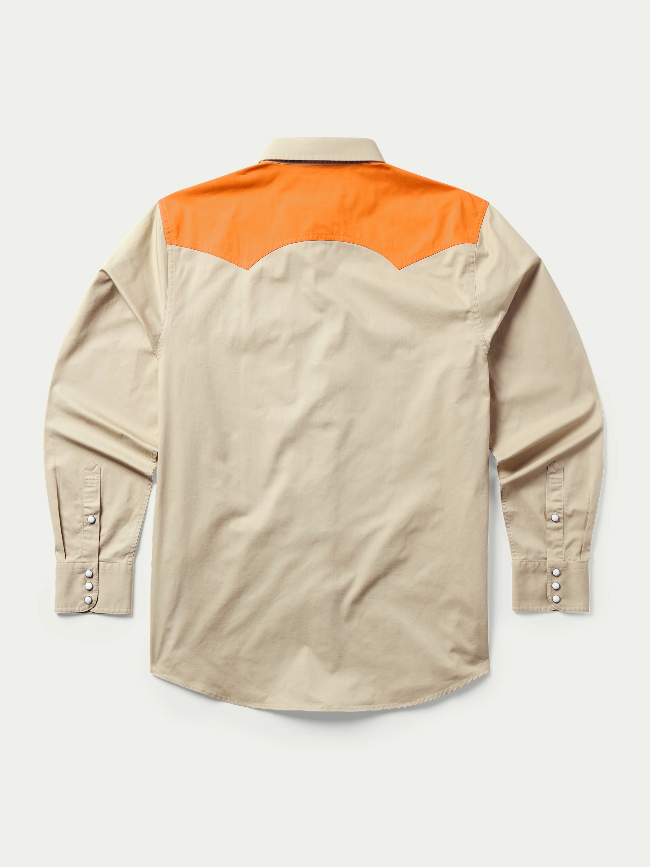 Slub Twill Shirt with Snaps - Image 3