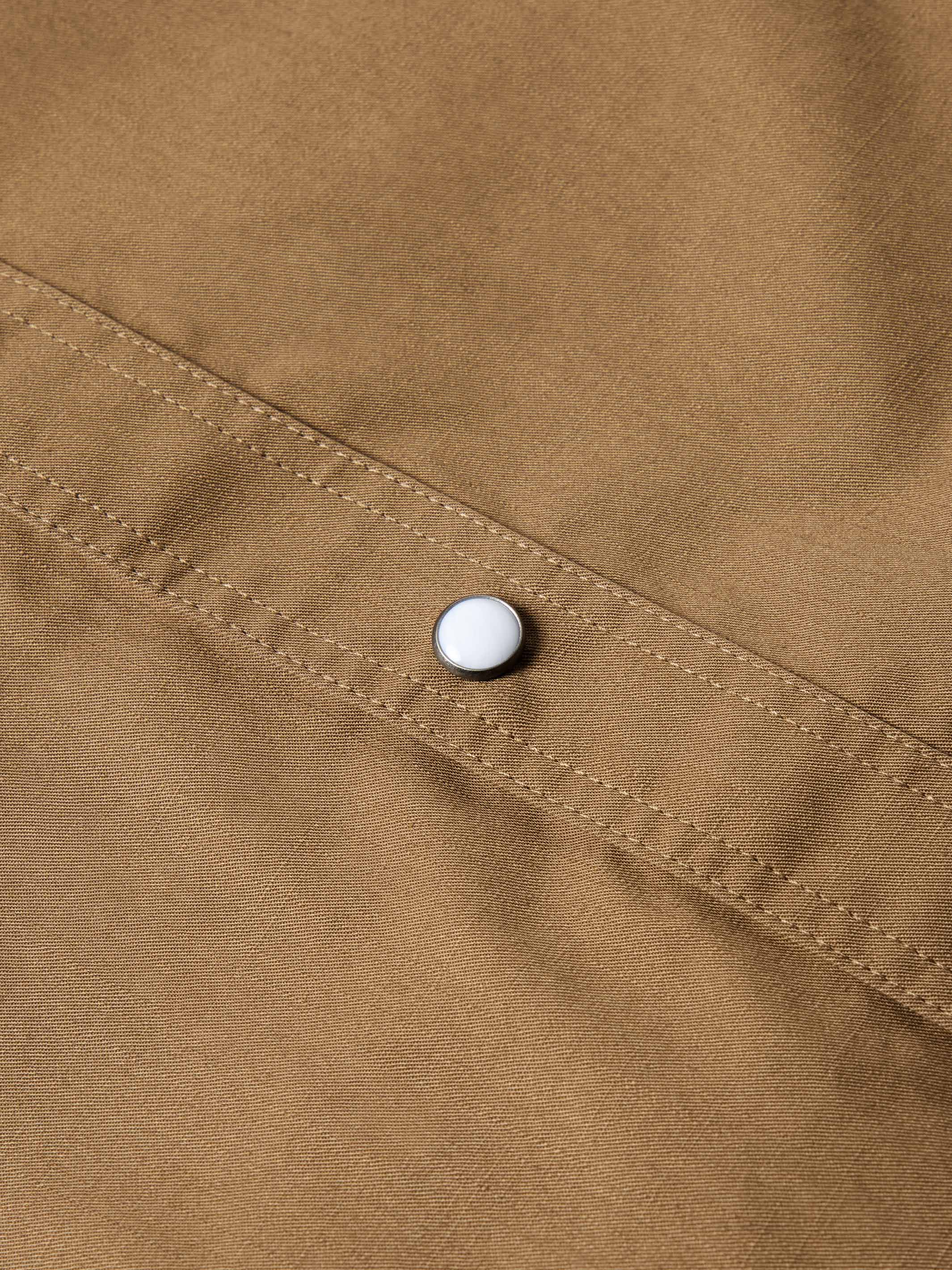 Slub Twill Shirt with Snaps - Image 11