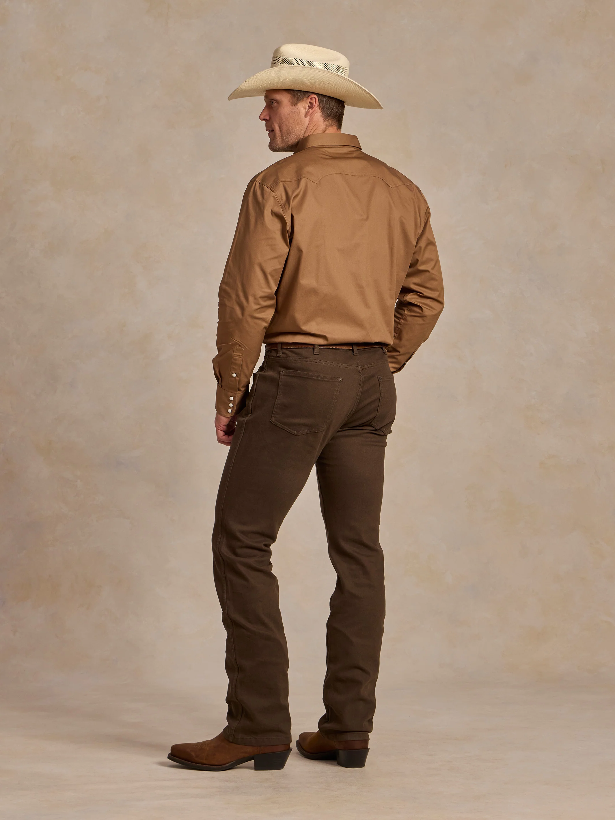 Slub Twill Shirt with Snaps - Image 4