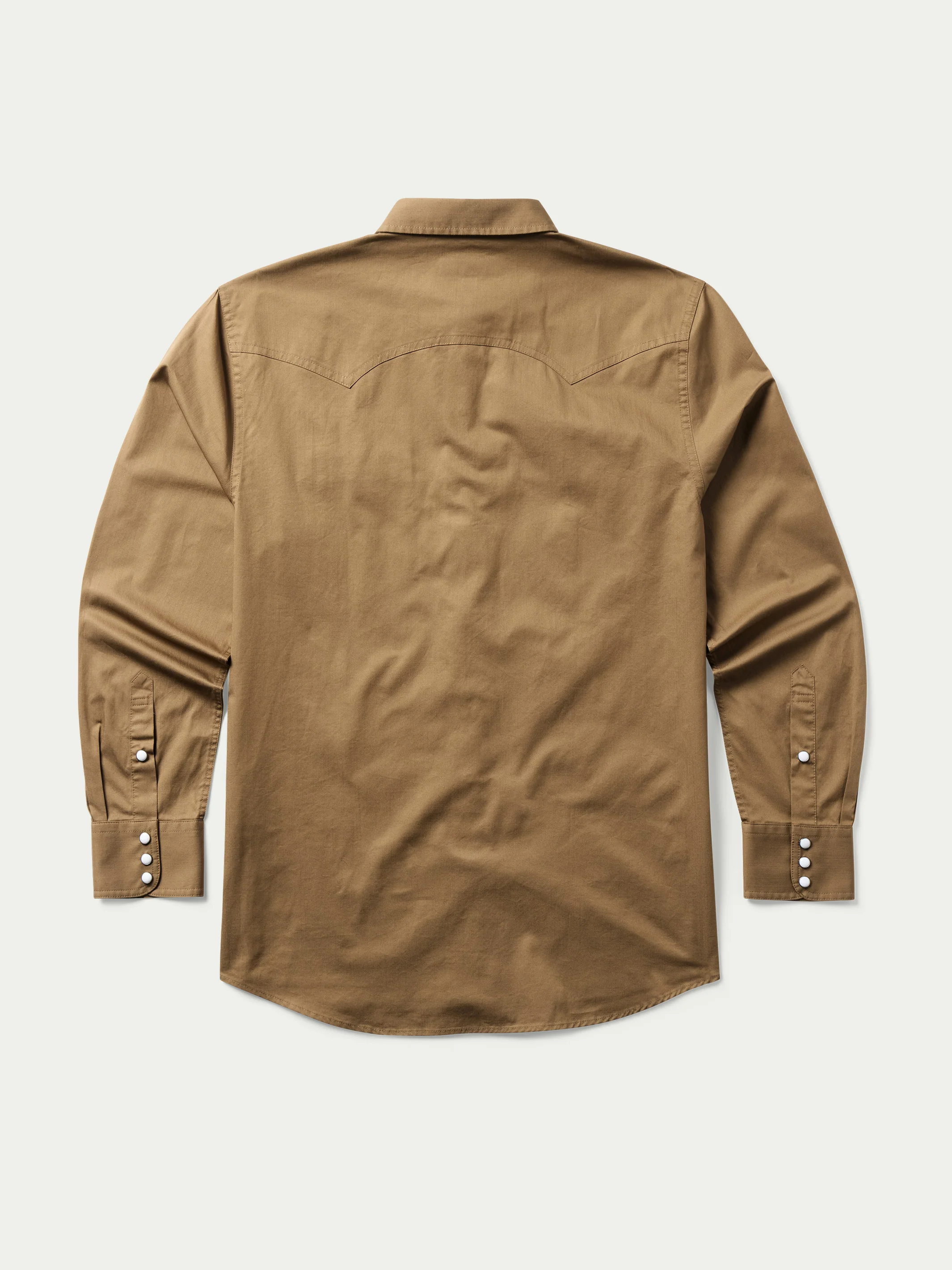Slub Twill Shirt with Snaps - Image 5