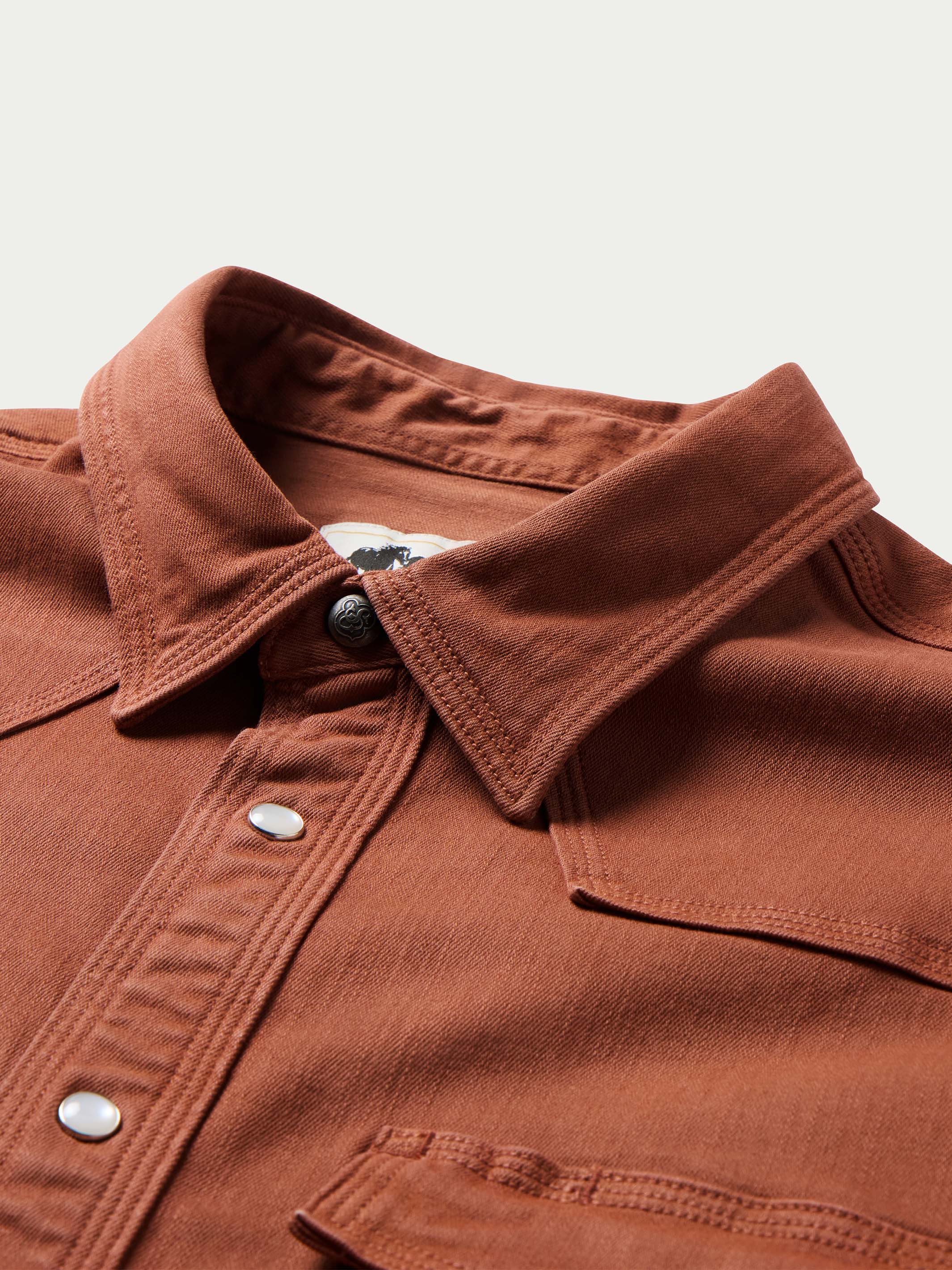 Western Denim Snap Shirt - Image 3
