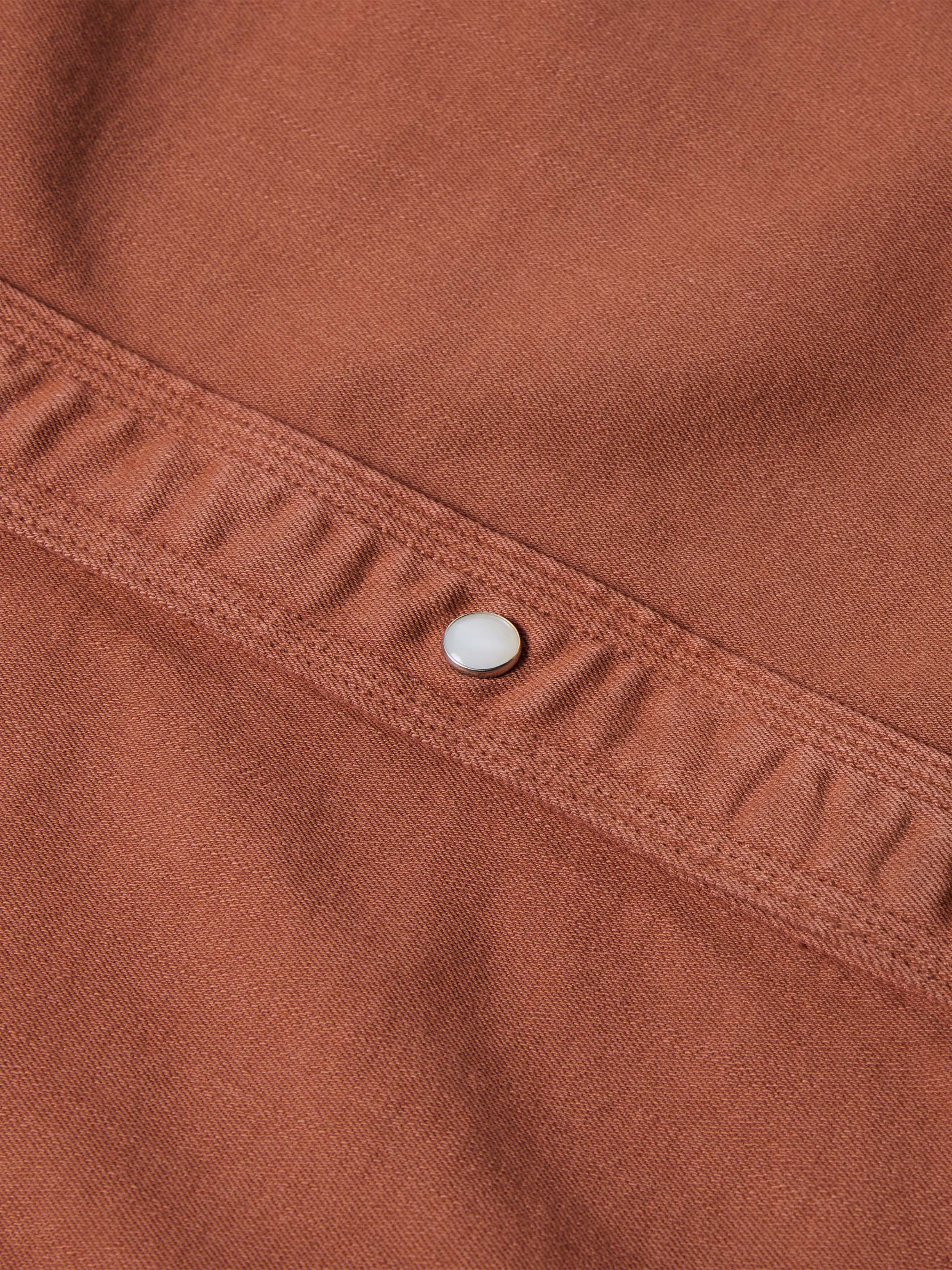 Western Denim Snap Shirt - Image 4