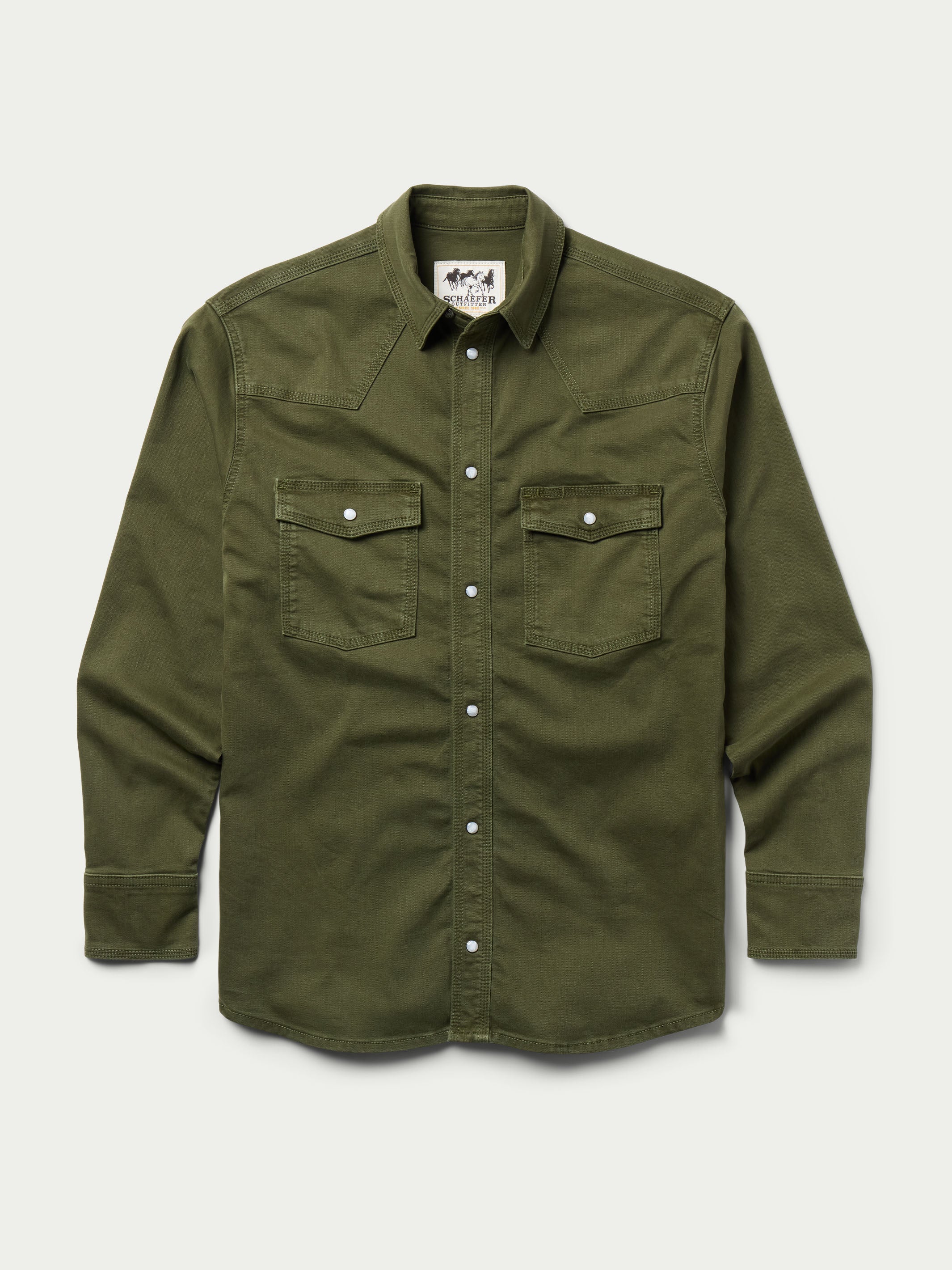 Western Denim Snap Shirt