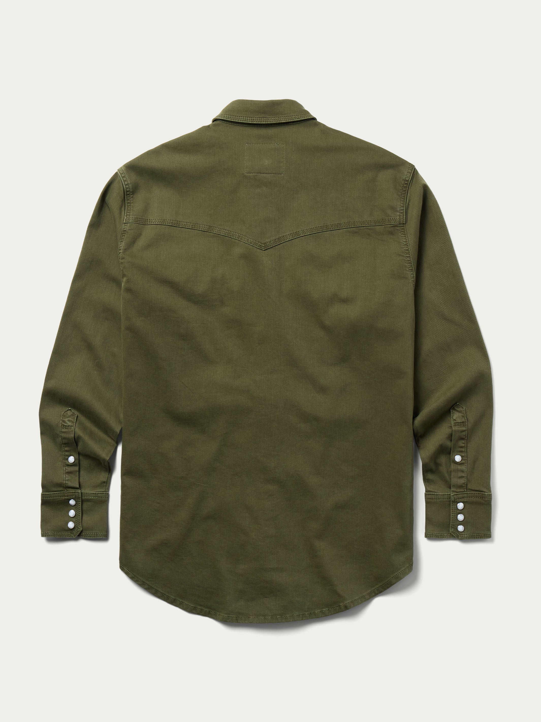 Western Denim Snap Shirt - Image 7
