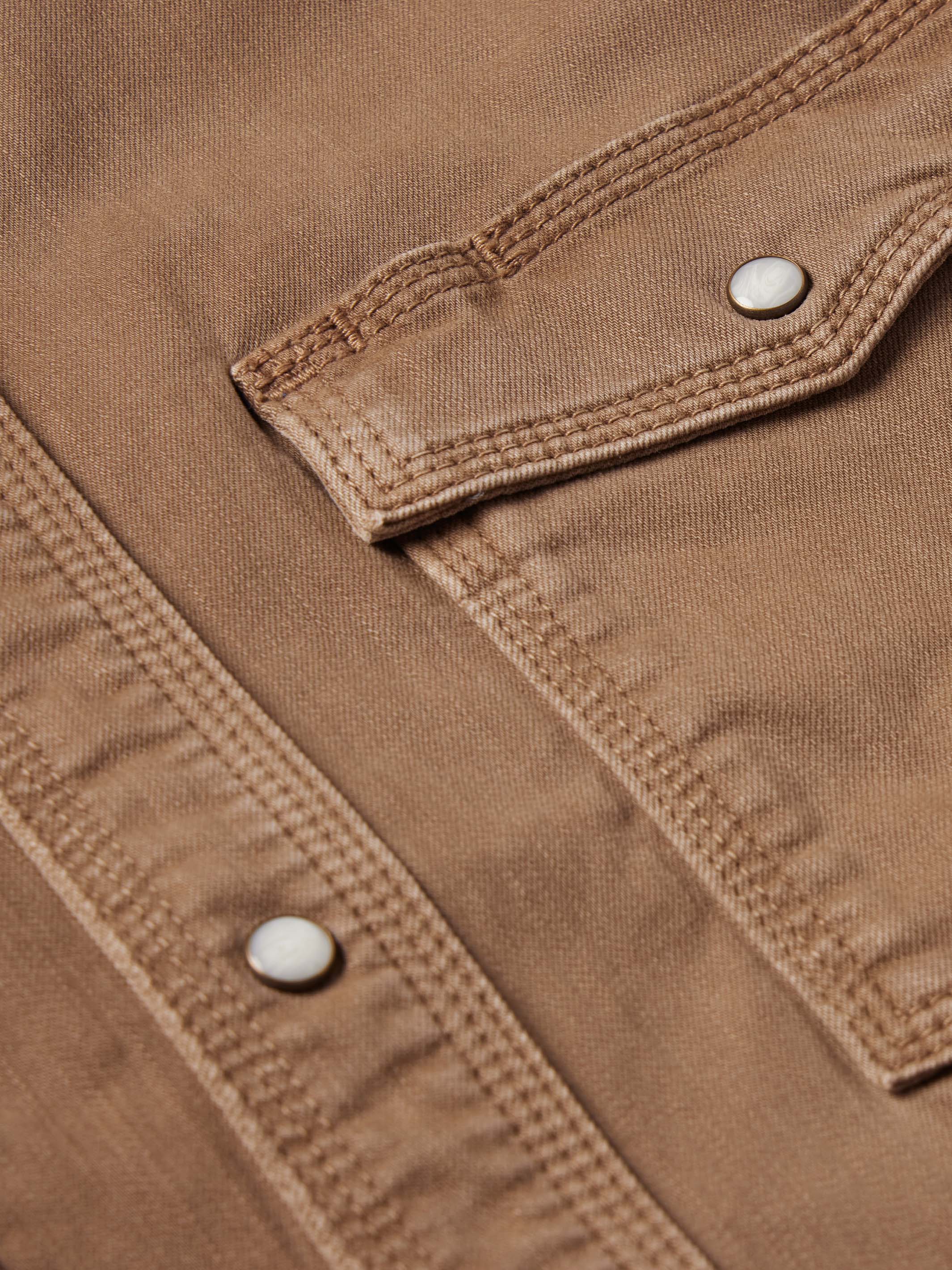 Western Denim Snap Shirt - Image 10