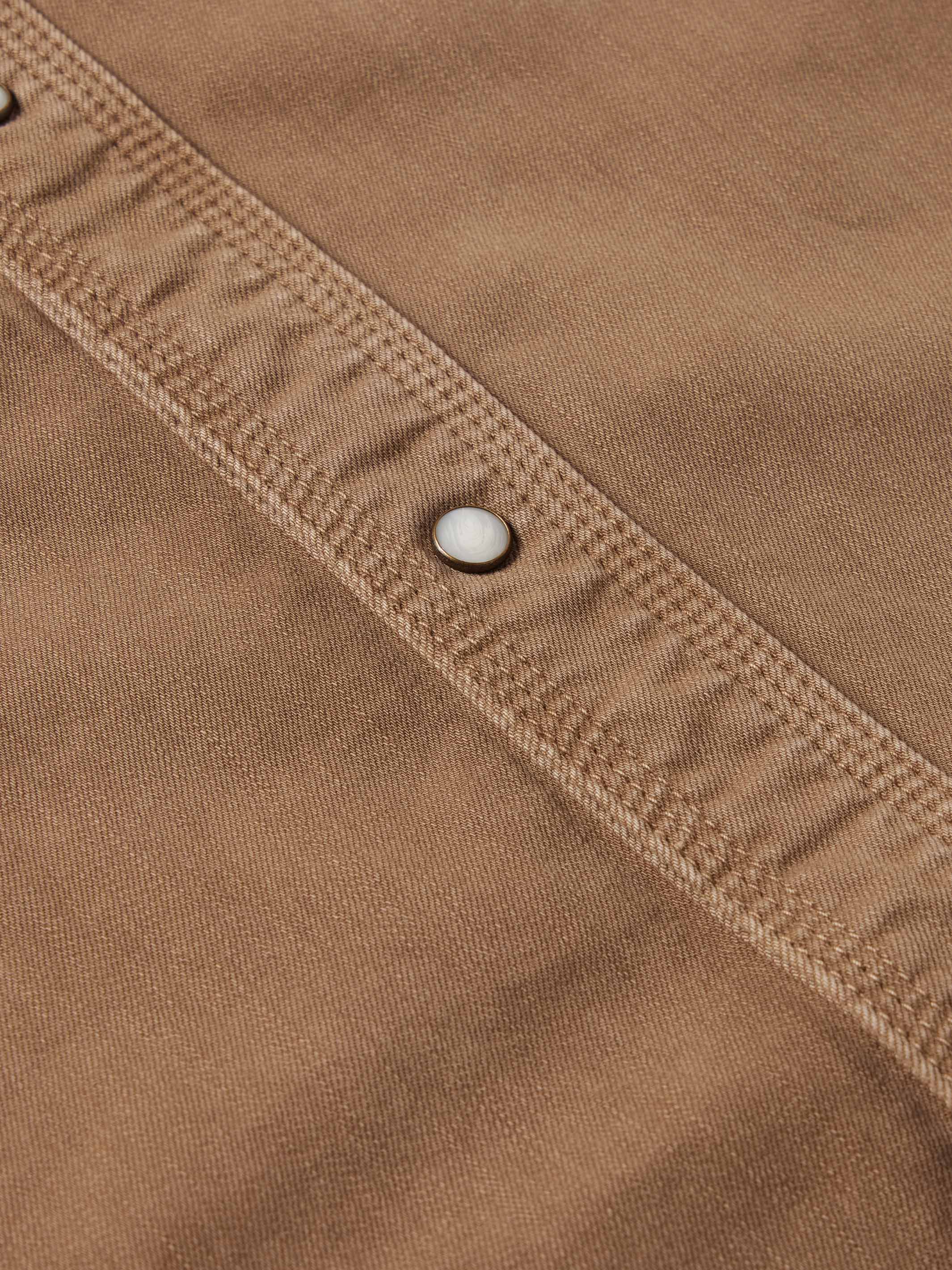 Western Denim Snap Shirt - Image 11