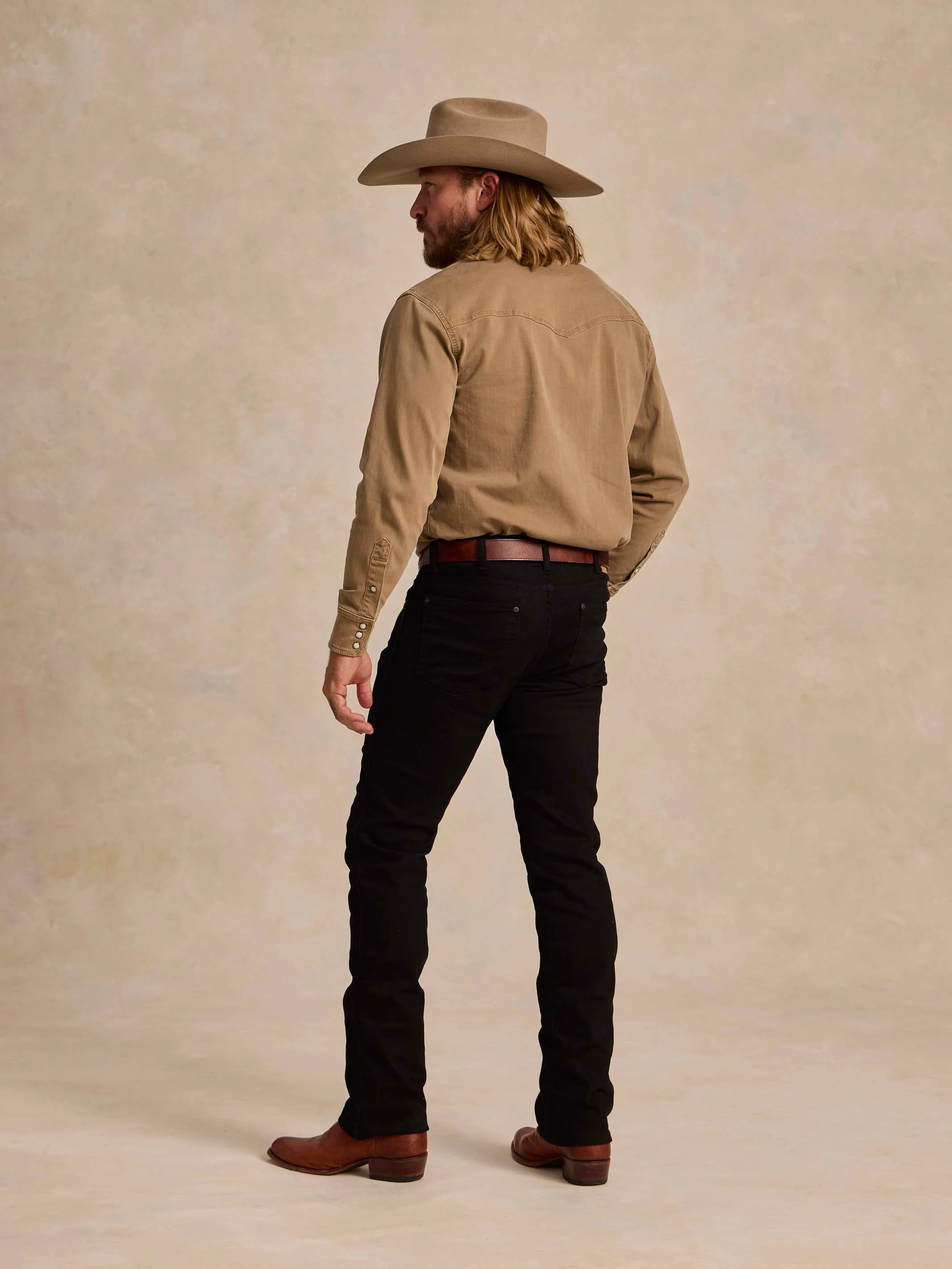 Western Denim Snap Shirt - Image 4