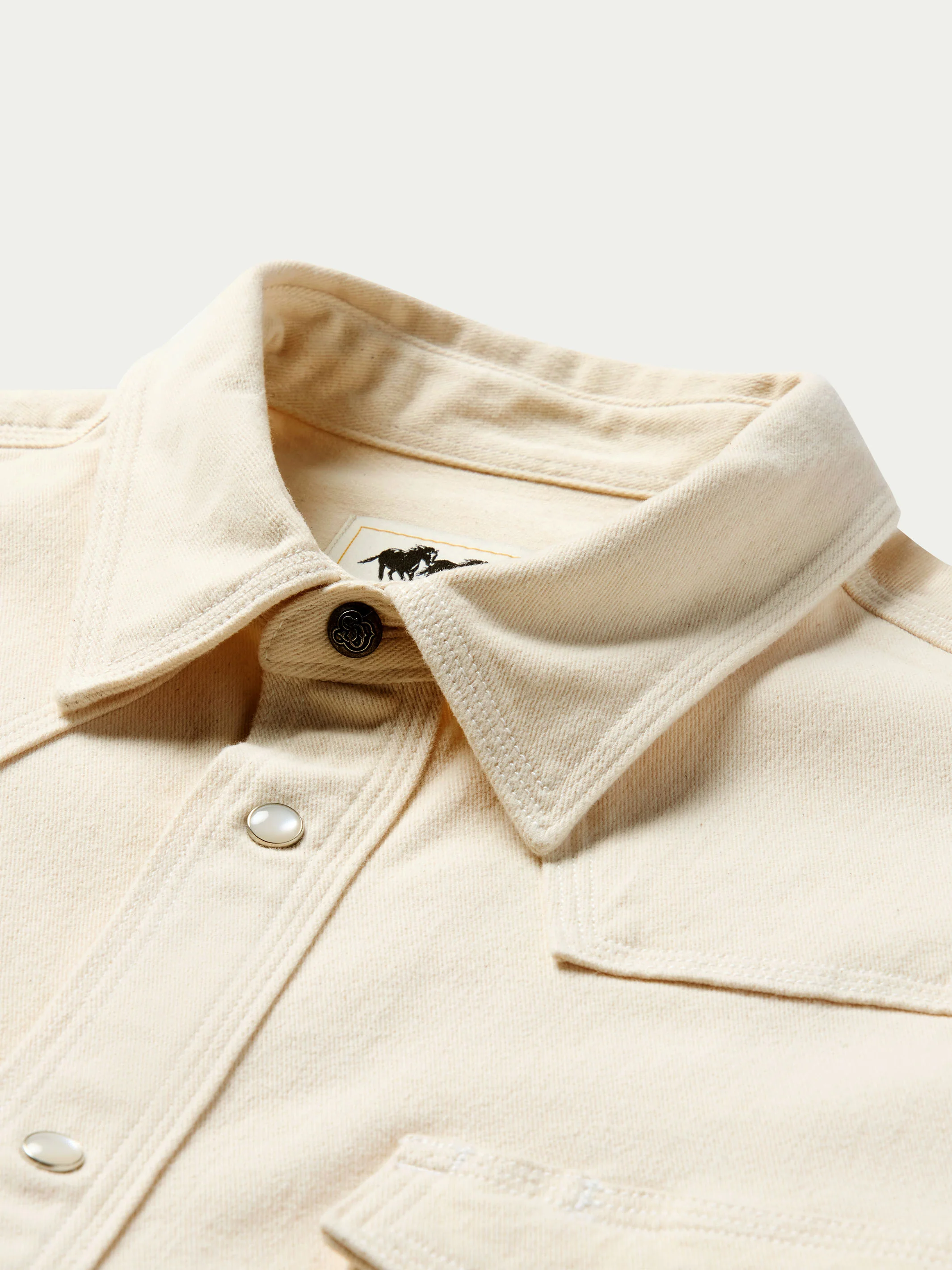 Western Denim Snap Shirt - Image 3