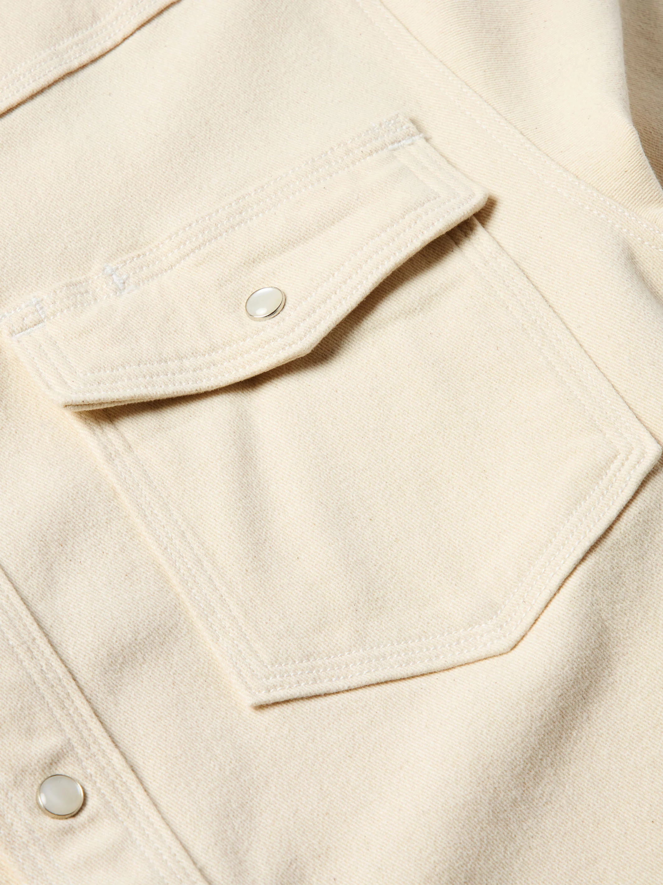 Western Denim Snap Shirt - Image 6