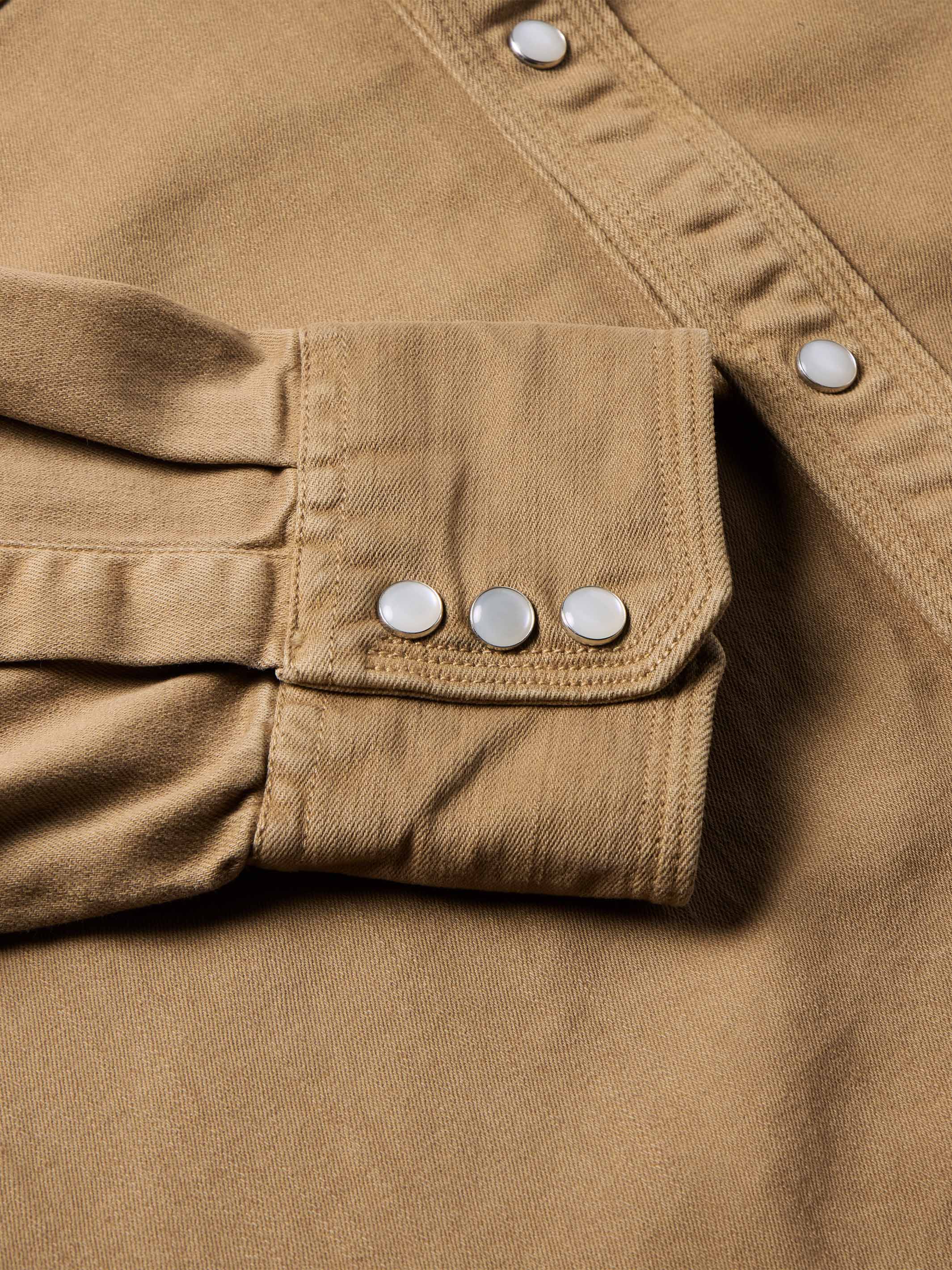 Western Denim Snap Shirt - Image 4