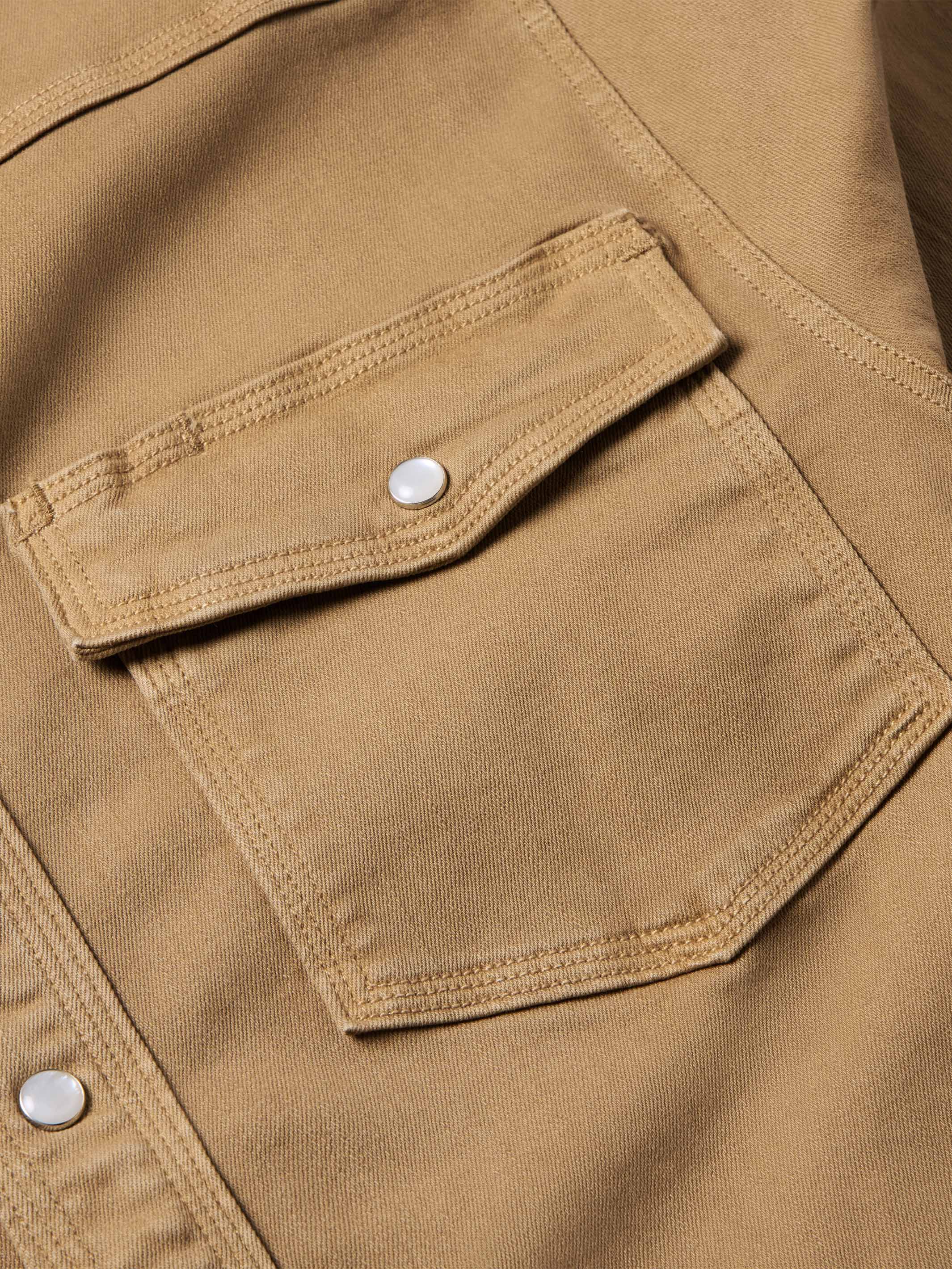 Western Denim Snap Shirt - Image 6