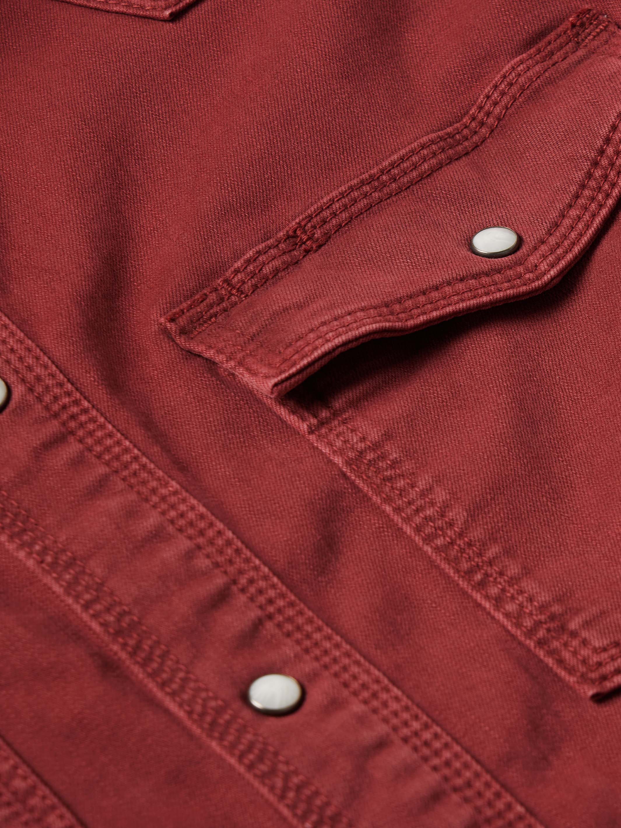 Western Denim Snap Shirt - Image 11