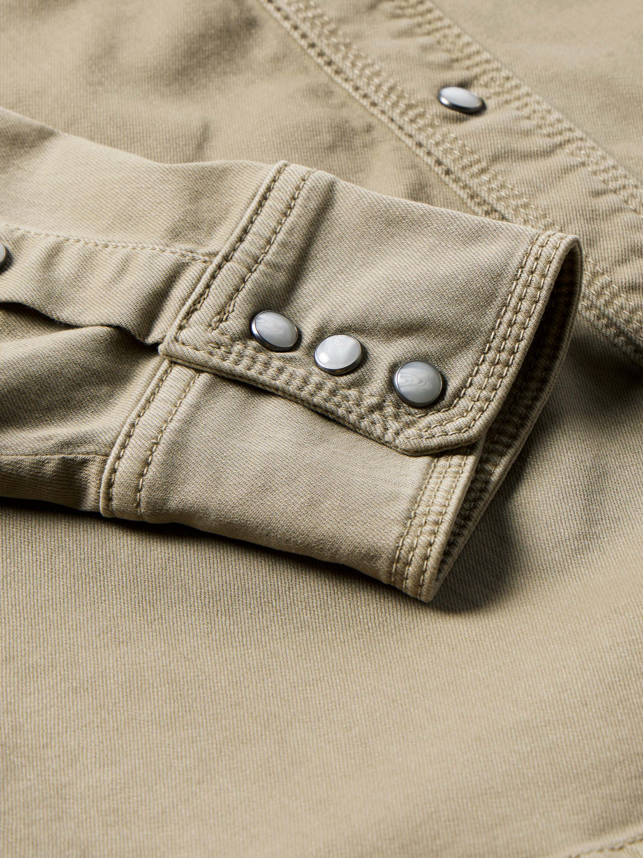 Western Denim Snap Shirt - Image 7