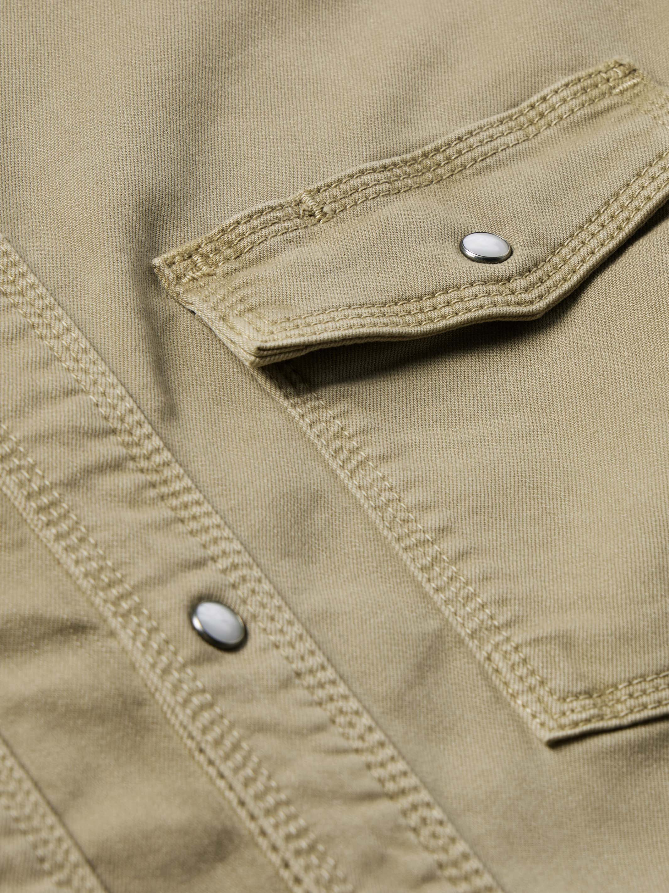 Western Denim Snap Shirt - Image 8