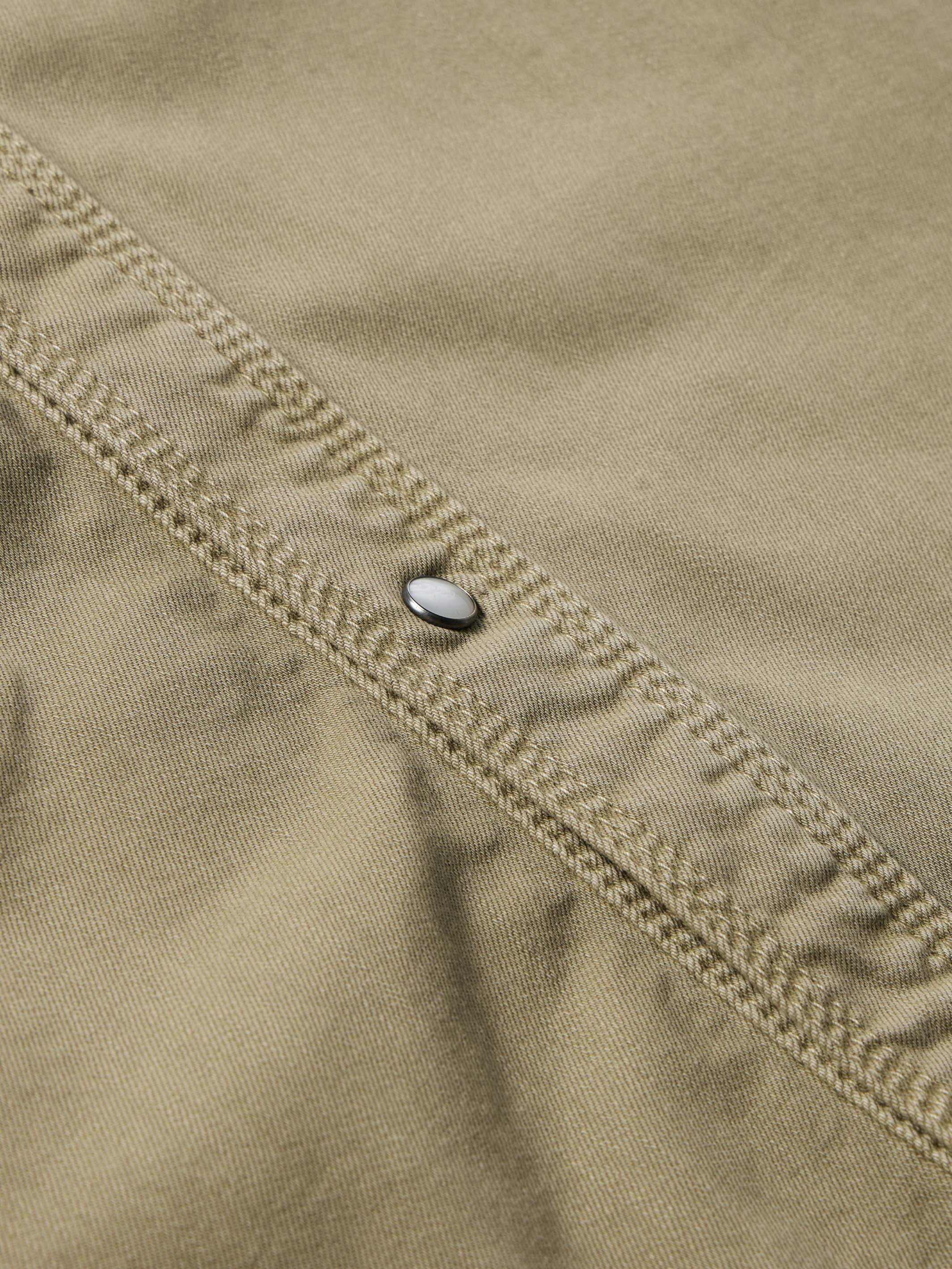 Western Denim Snap Shirt - Image 9